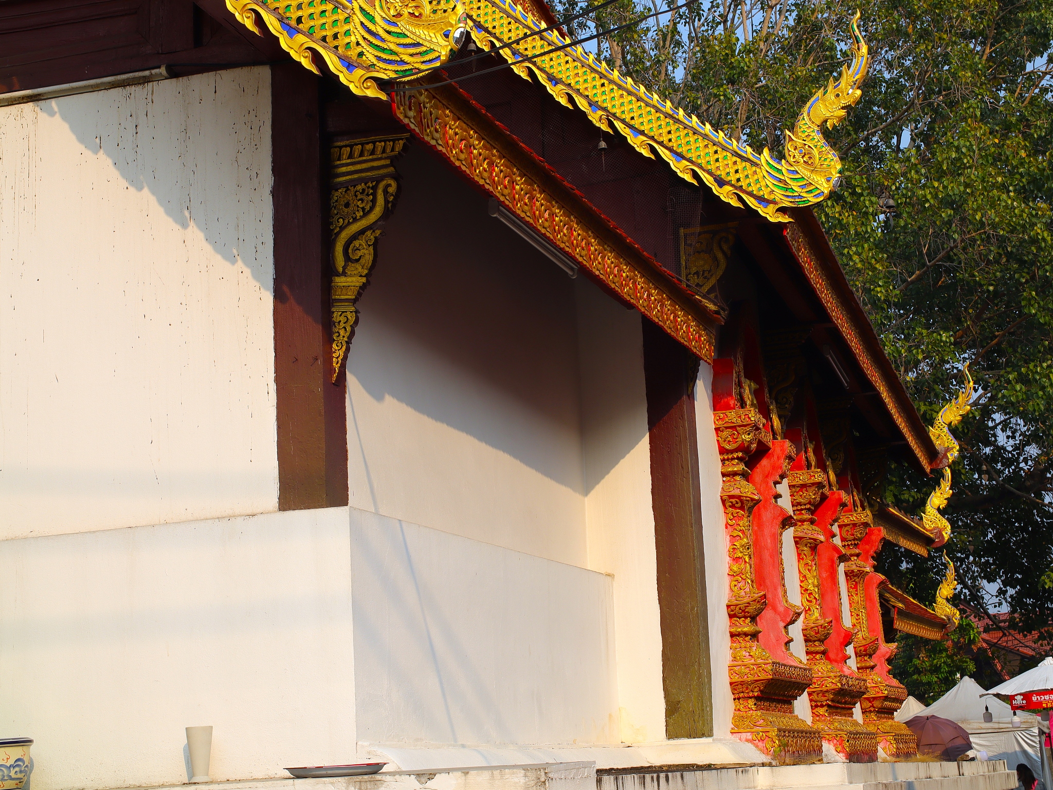 temple in chiangmai thailand beautifully decorated