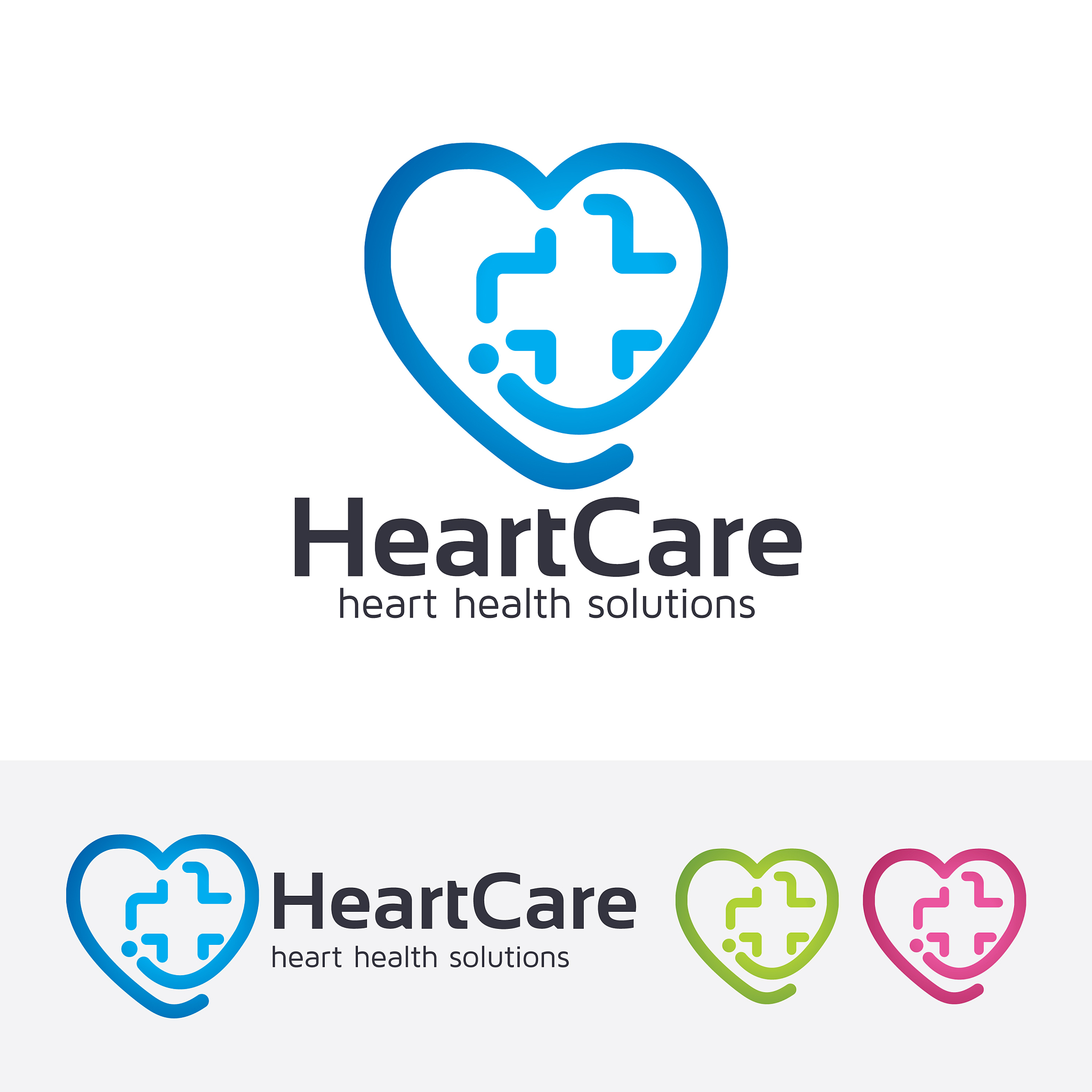 heart care logo design