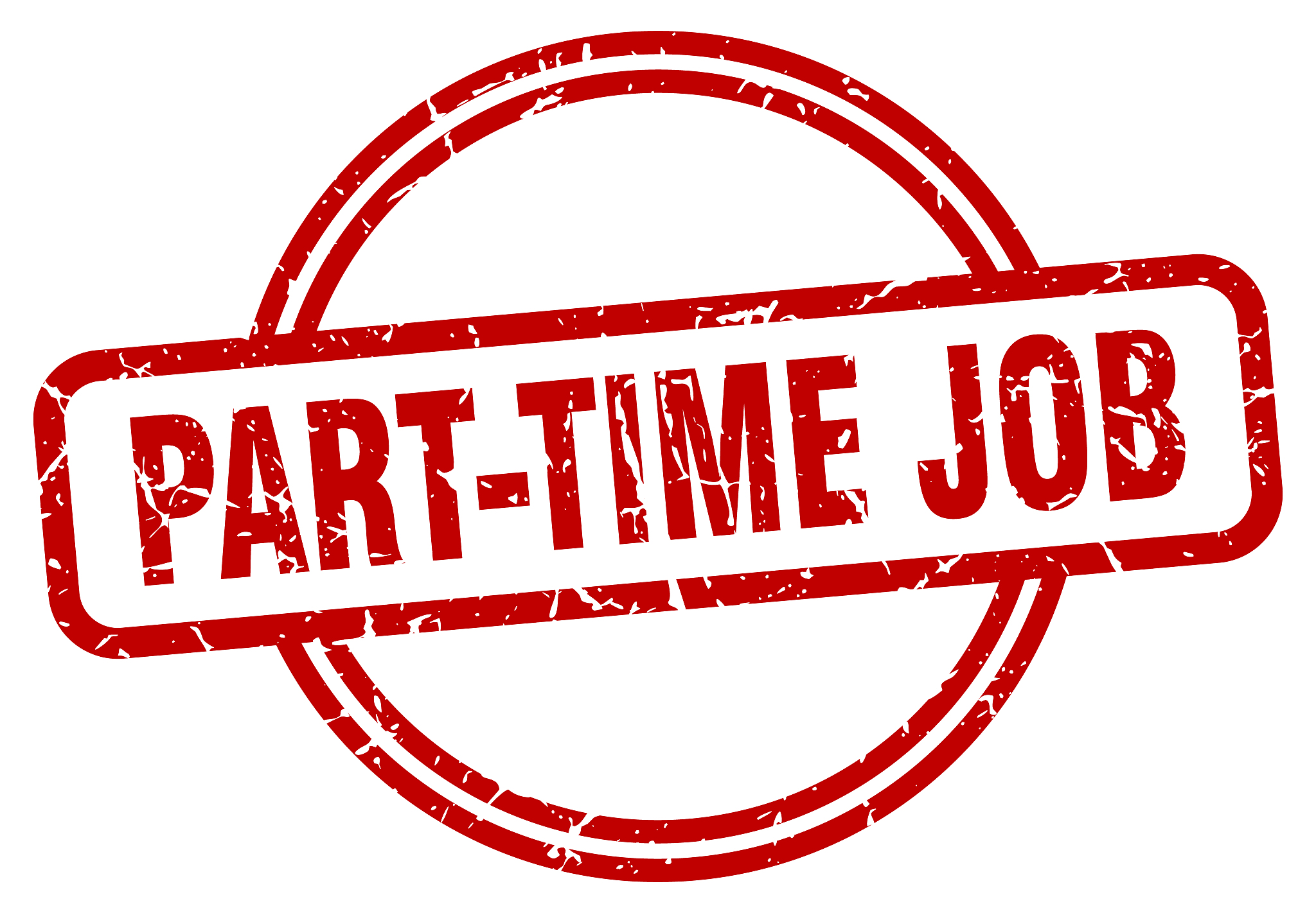 part-time job stamp. part-time job round vintage grunge sign. pa