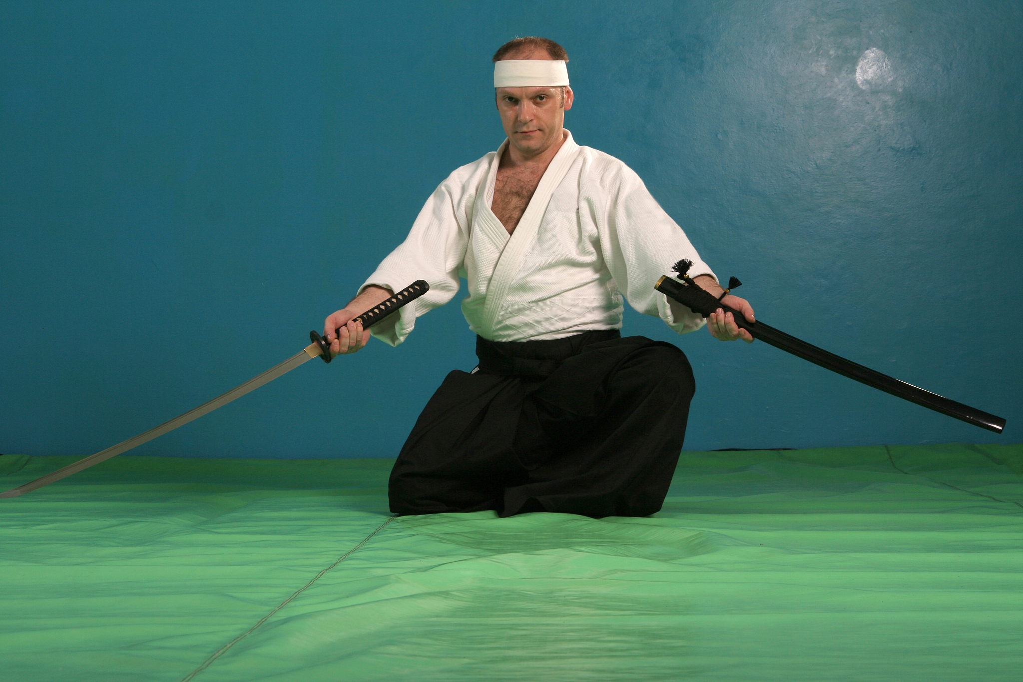 man with katana(japanes sword)