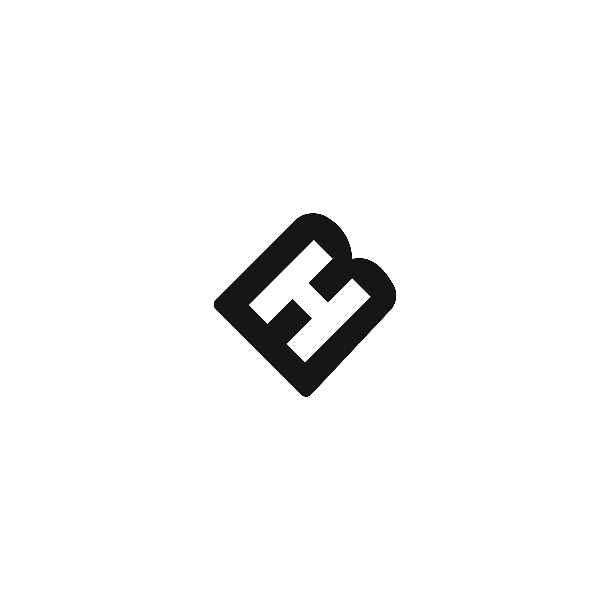 initial letter bh or hb logo design template