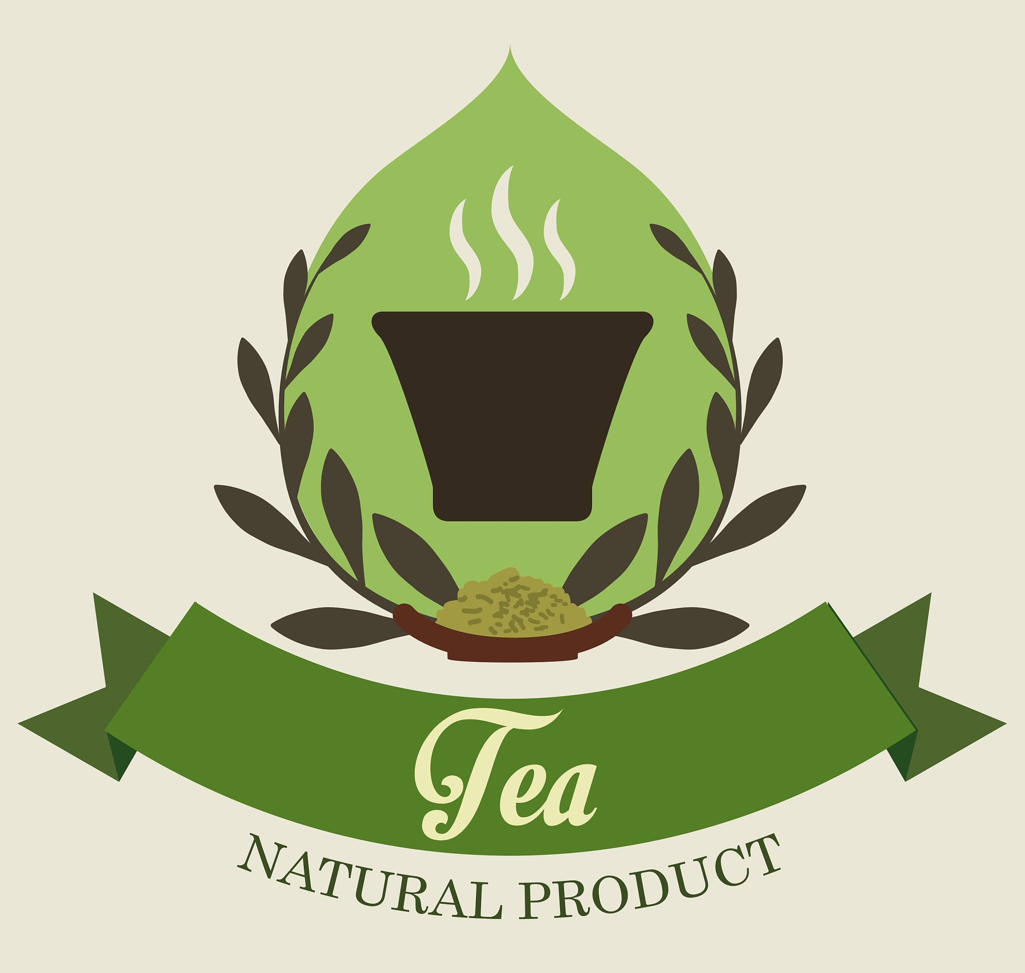 英德红茶品牌‘红禅’Logo字体配色建议