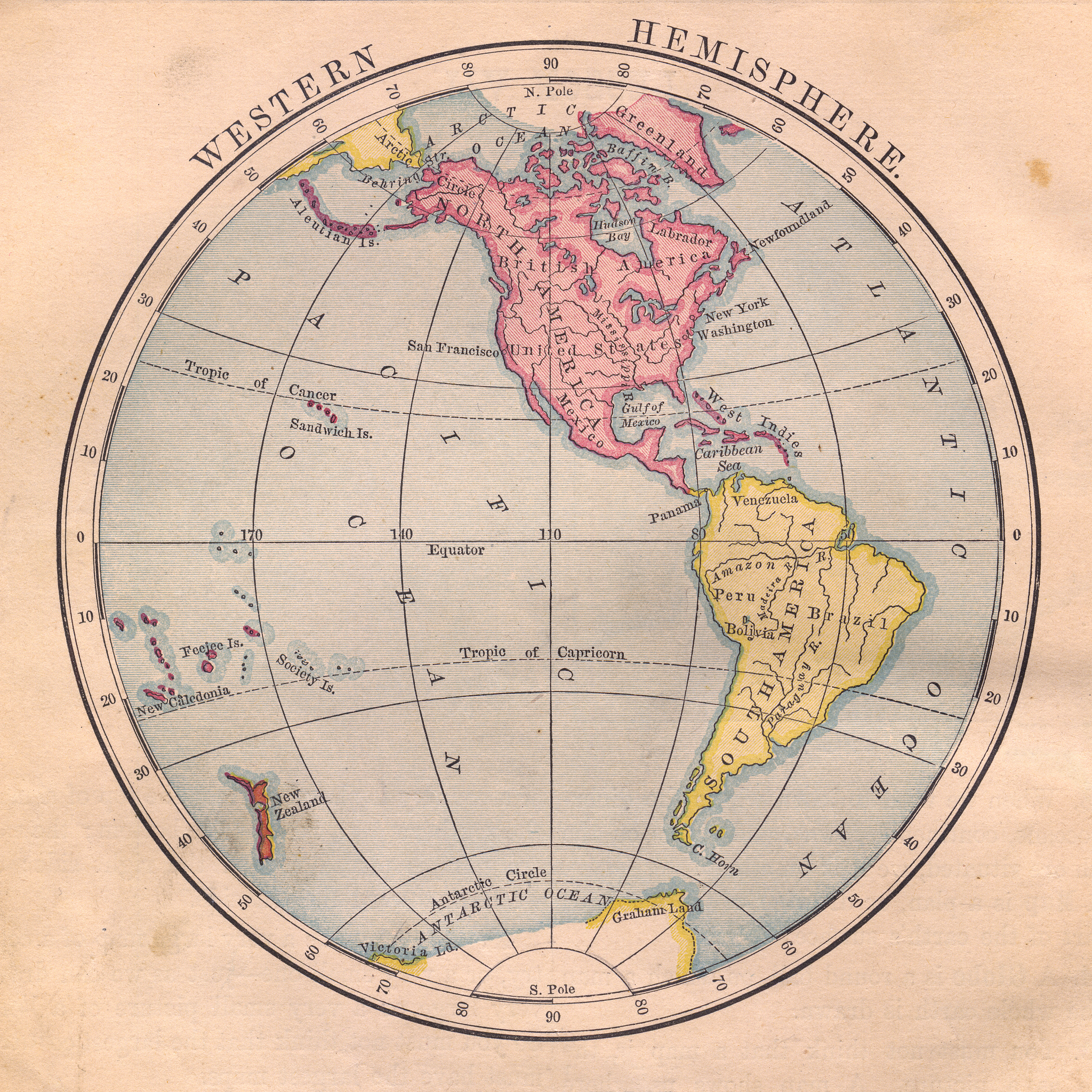 北大西洋涛动对欧洲西部冬季气候的影响：正负位相分析