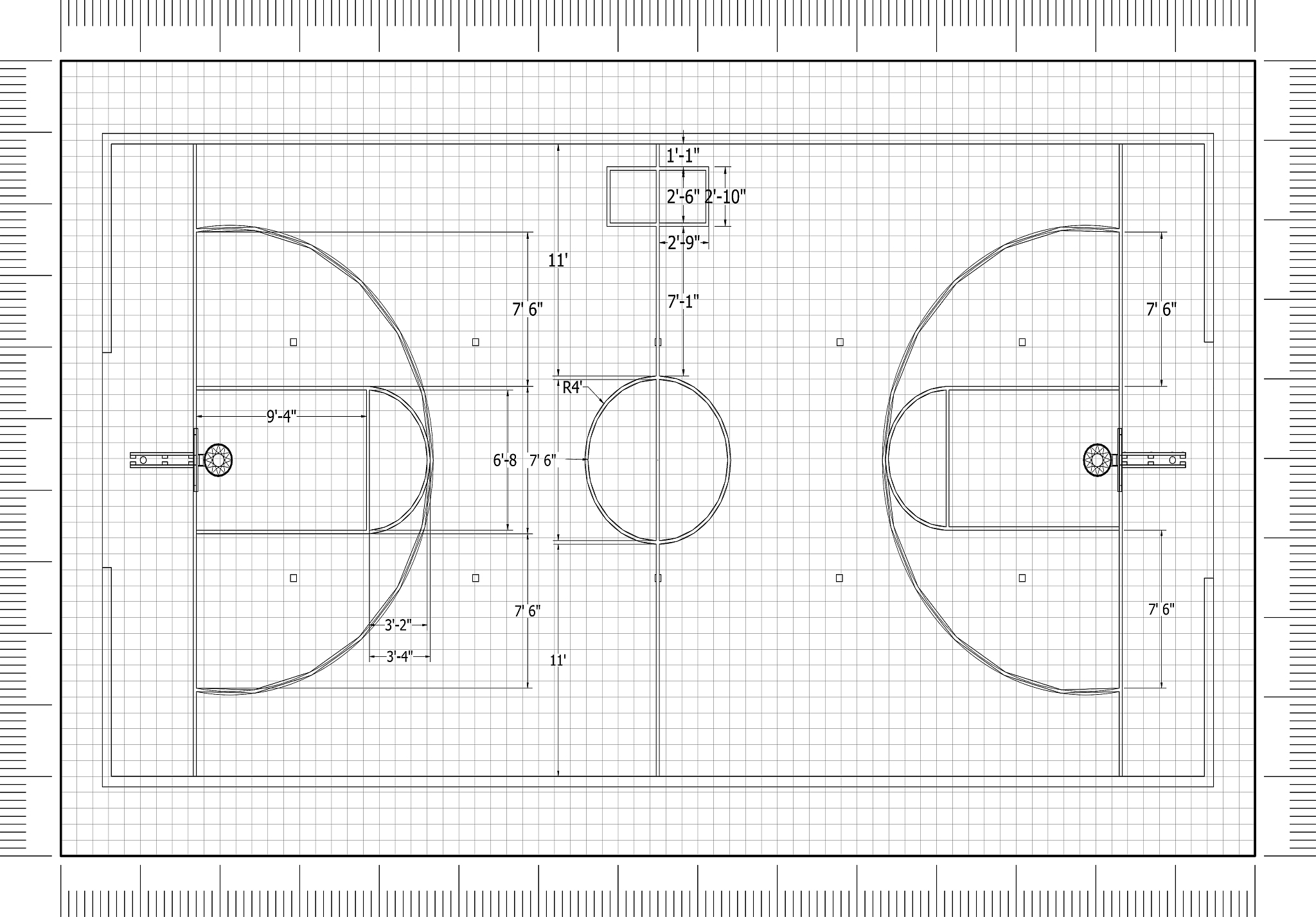篮球场面积：420平方米，等于42000平方分米 - 标准尺寸解析