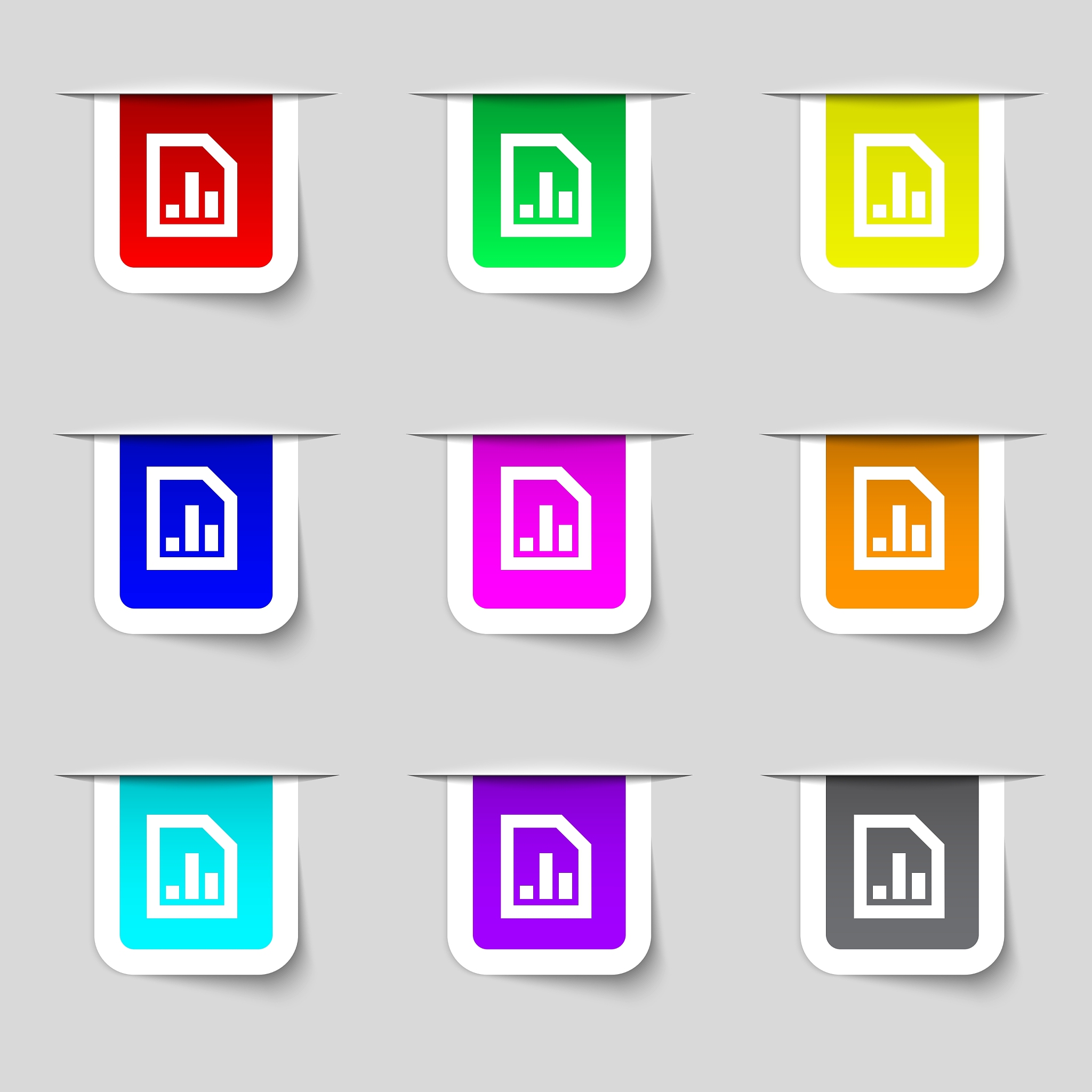 growth and development concept graph of rate icon