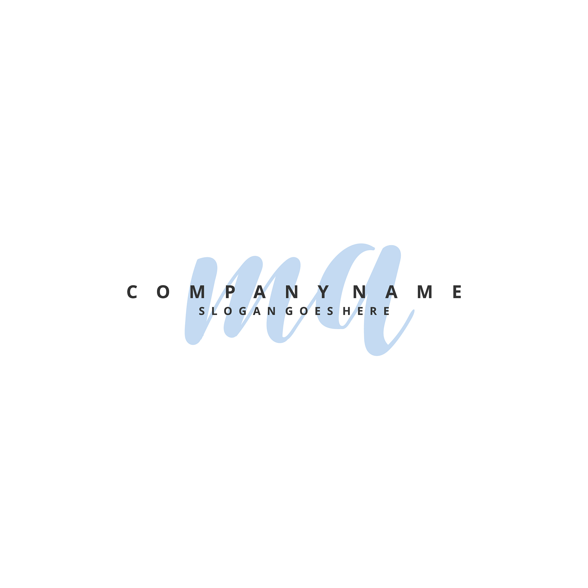 m a ma initial handwriting and signature logo