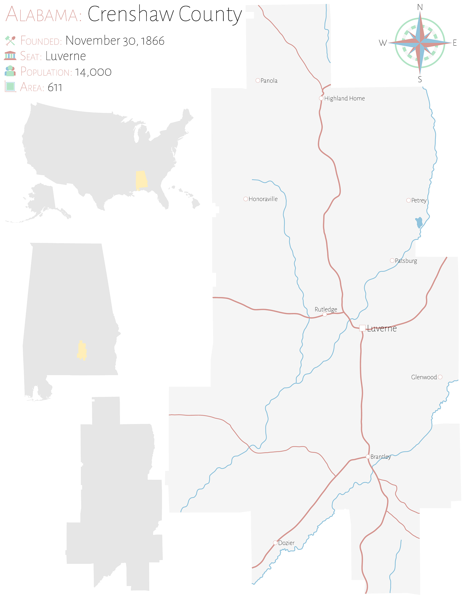 map crenshaw county in alabama