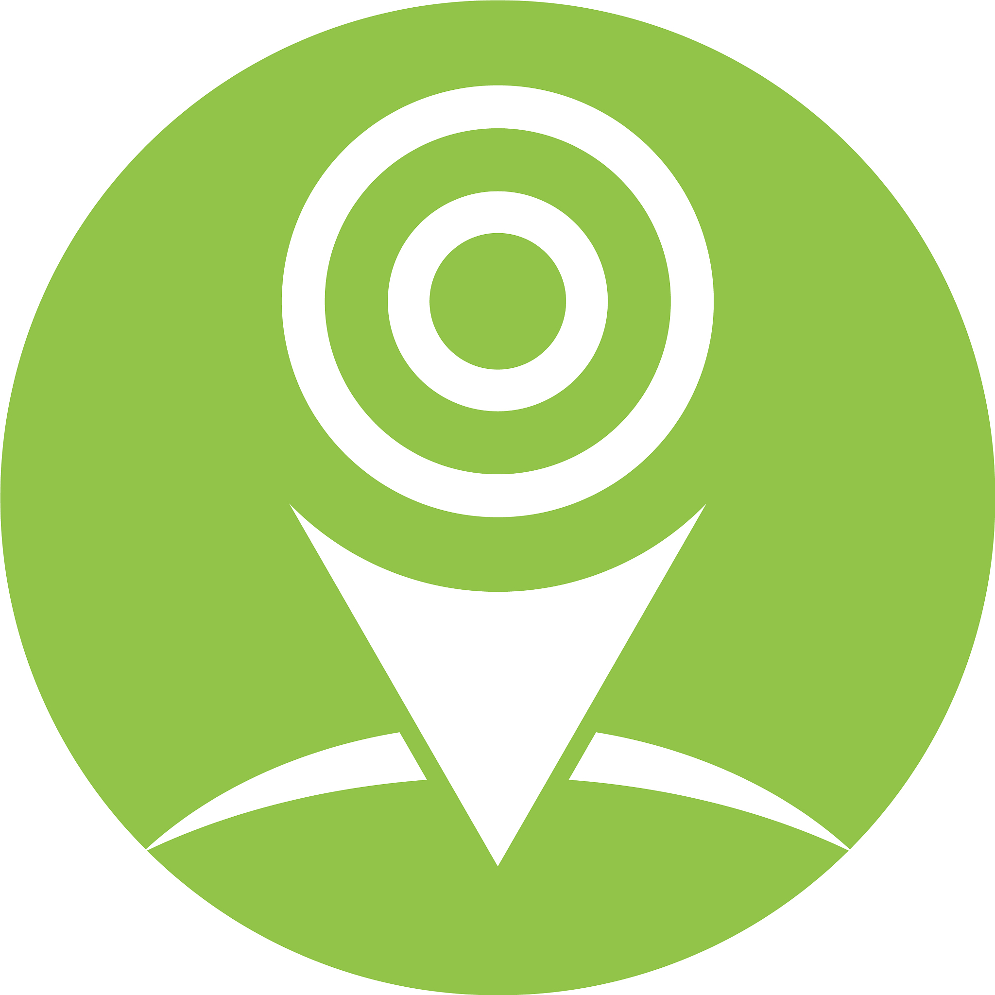 map pin logo icon location sign template
