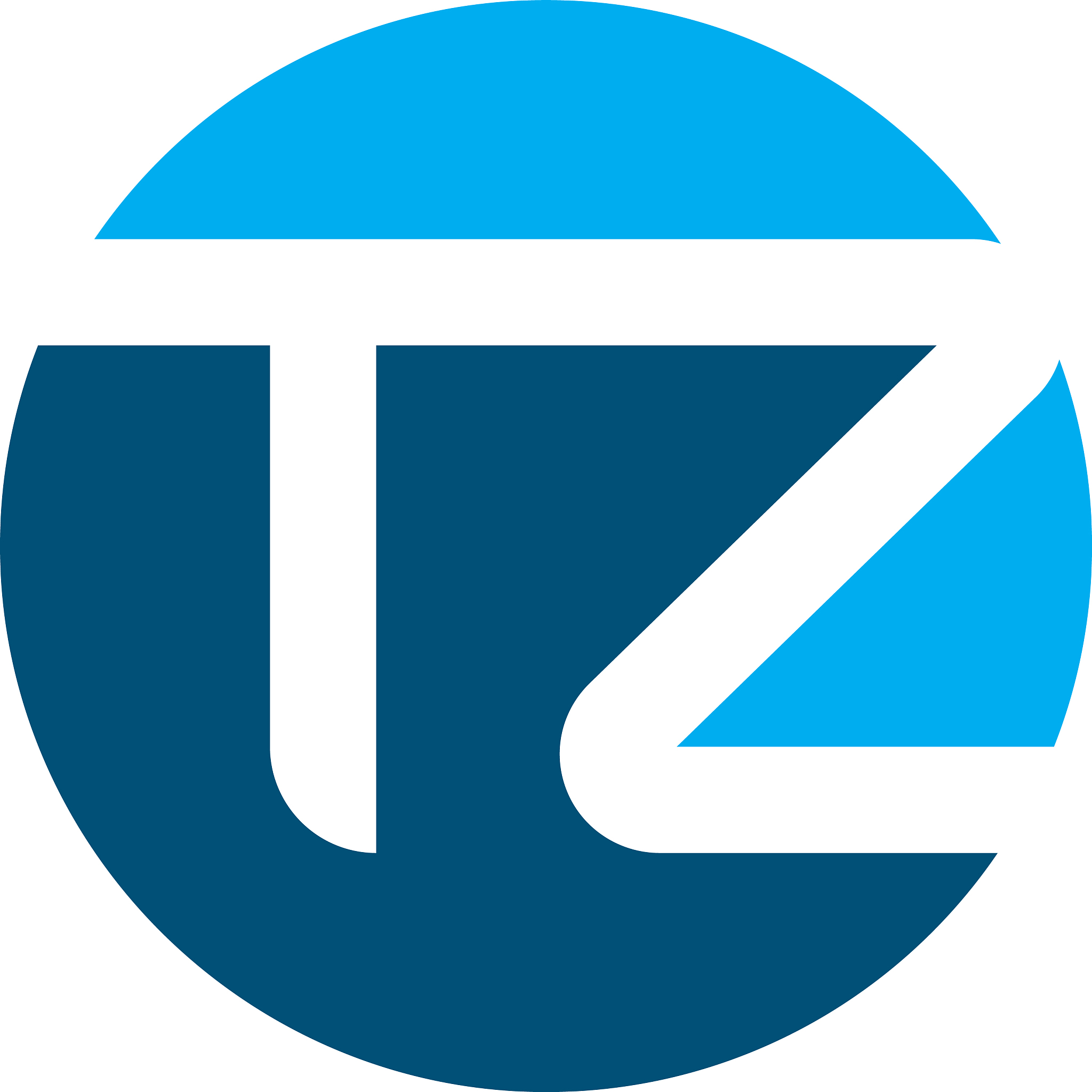 tz letter icon design