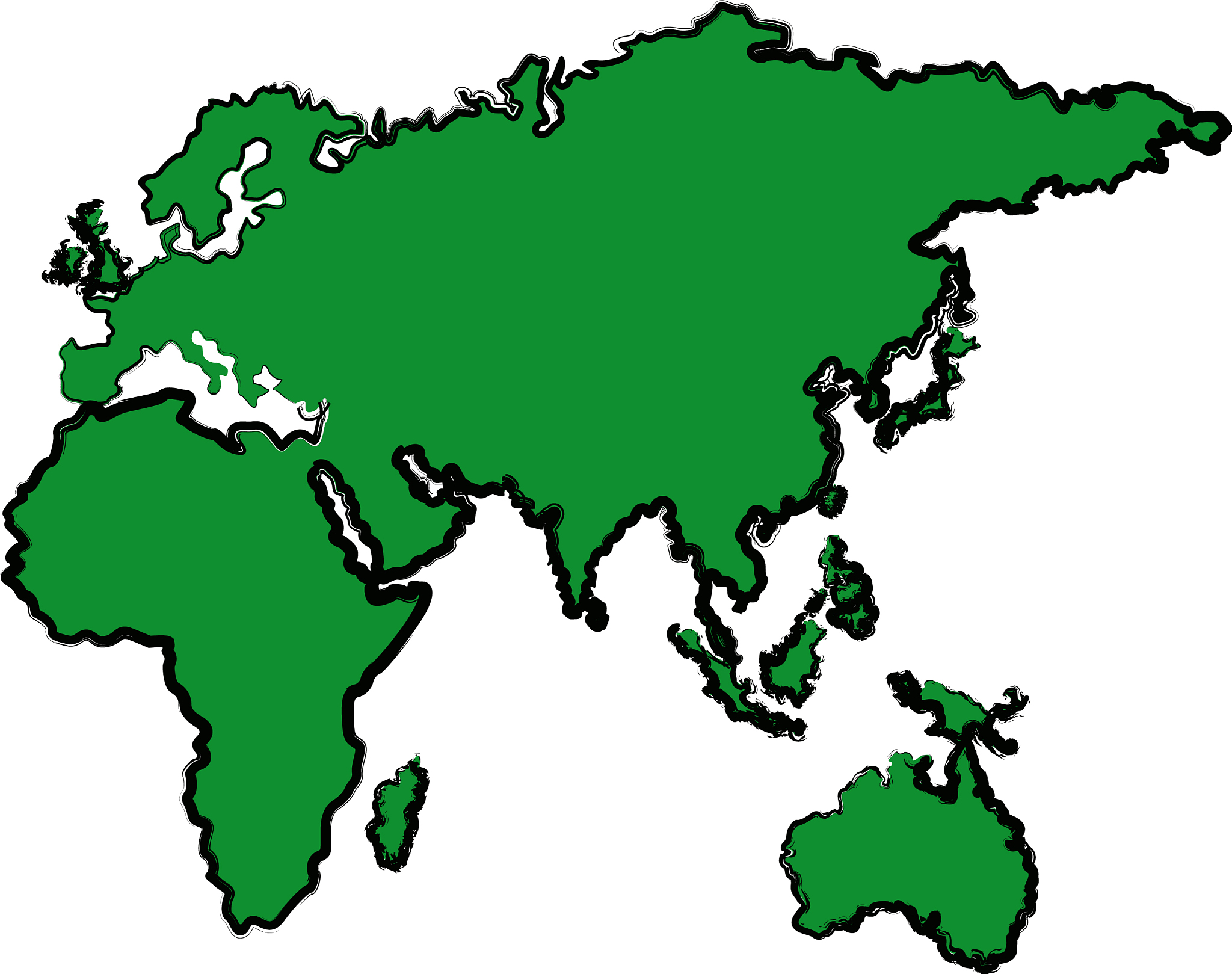 map of europe africa and asia country