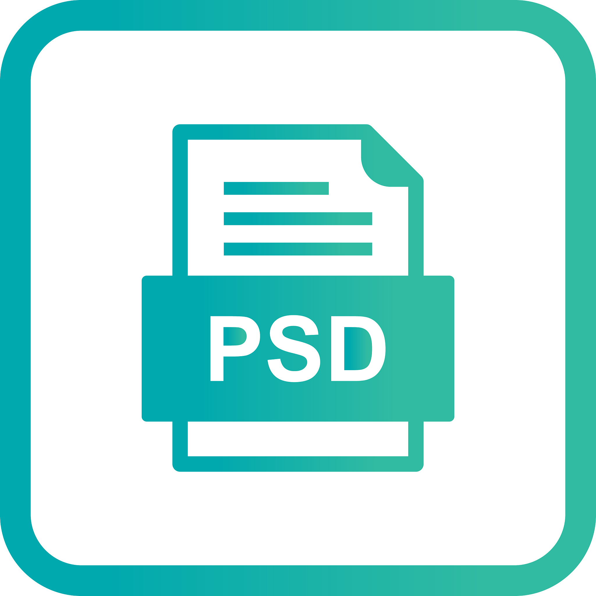 psd file document icon