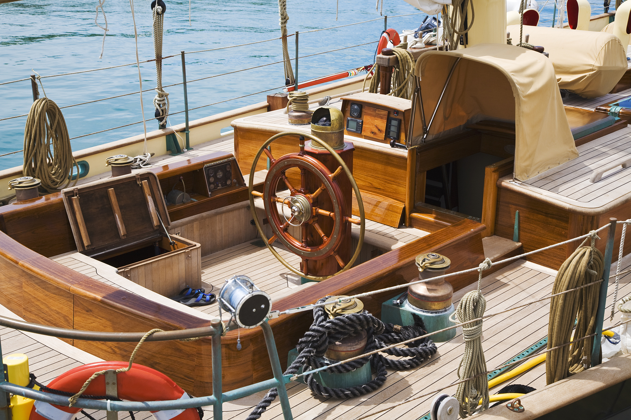 sailing ship helm