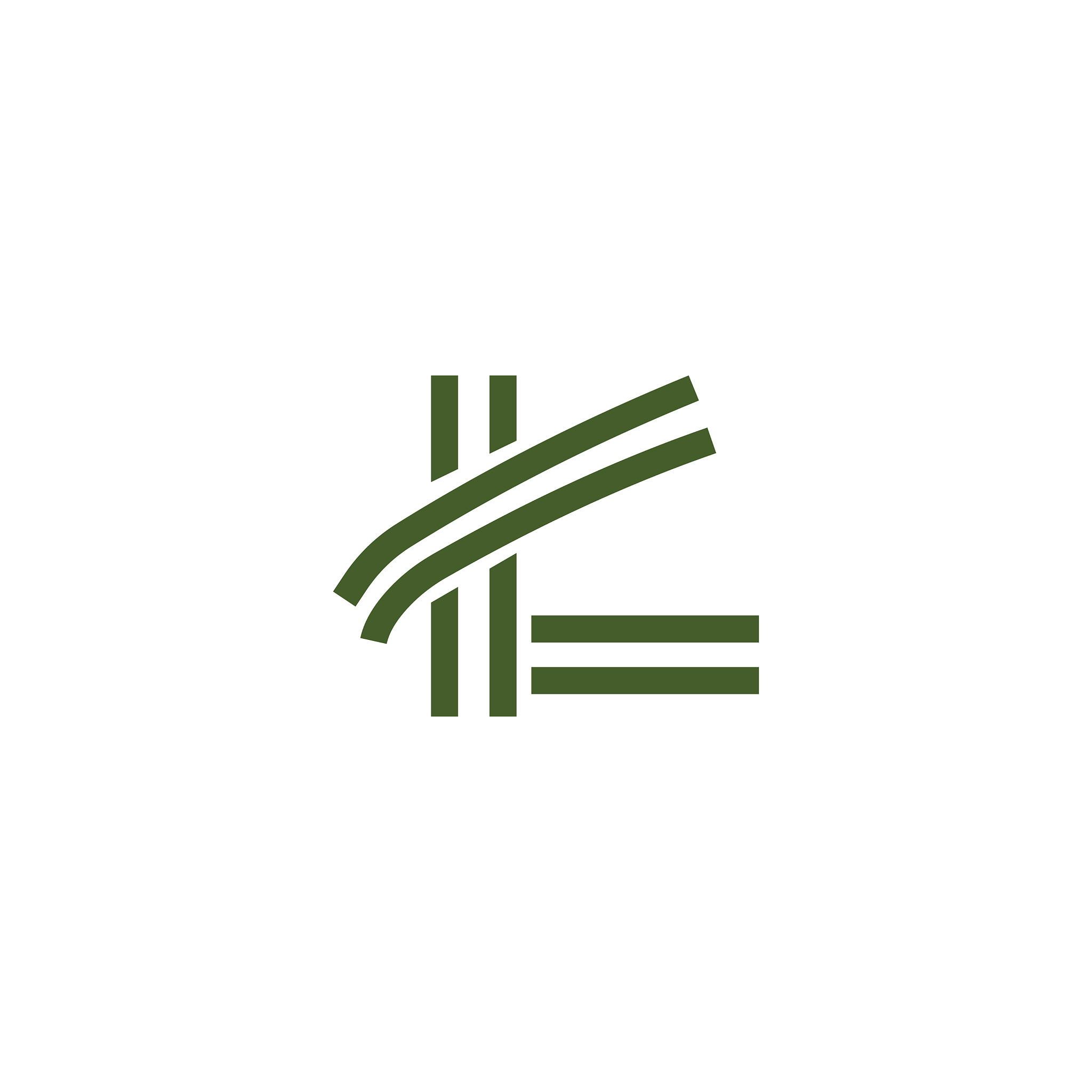 initial letter k logo design template