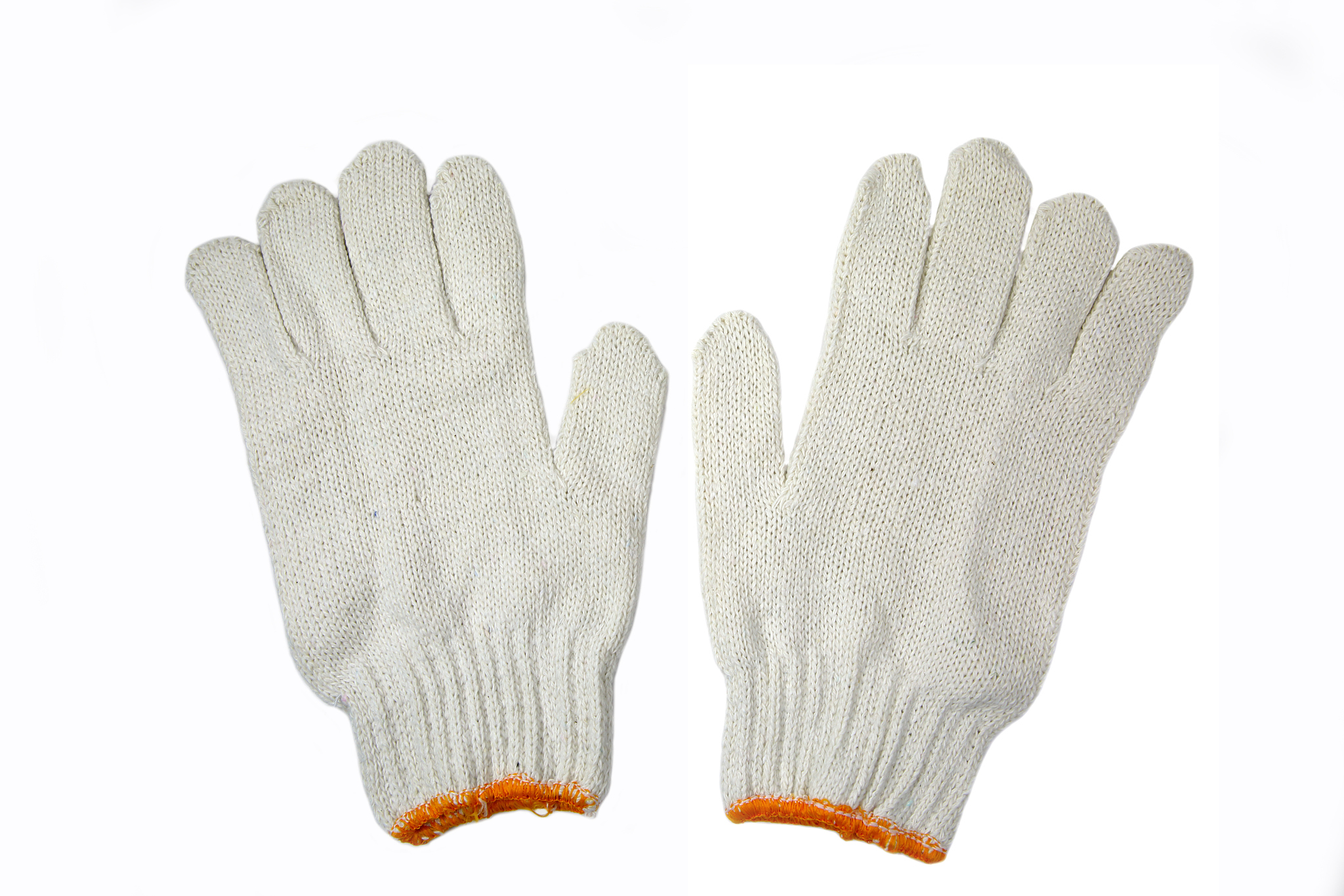 cotton gloves isolated on white background