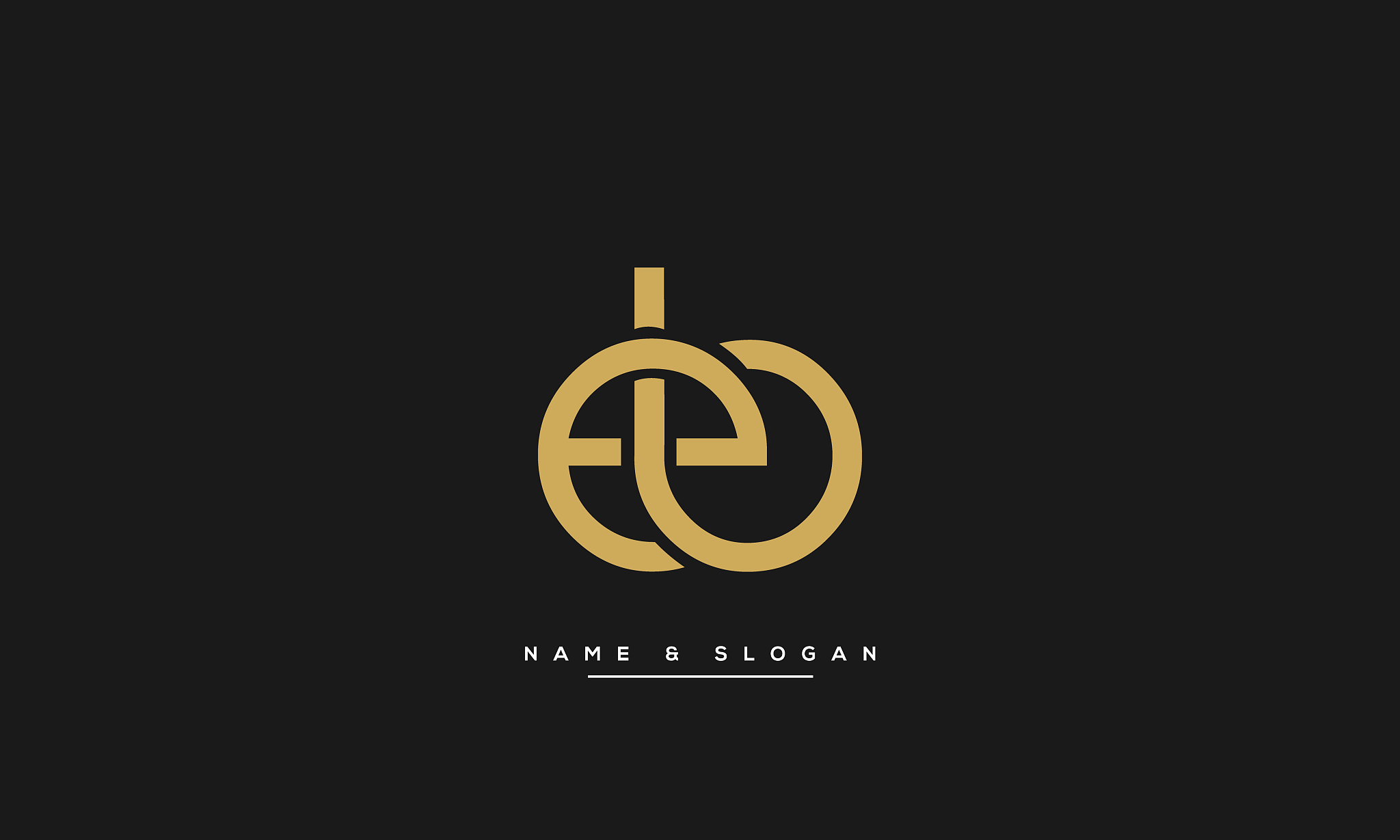 abstract eb alphabet letter logo template