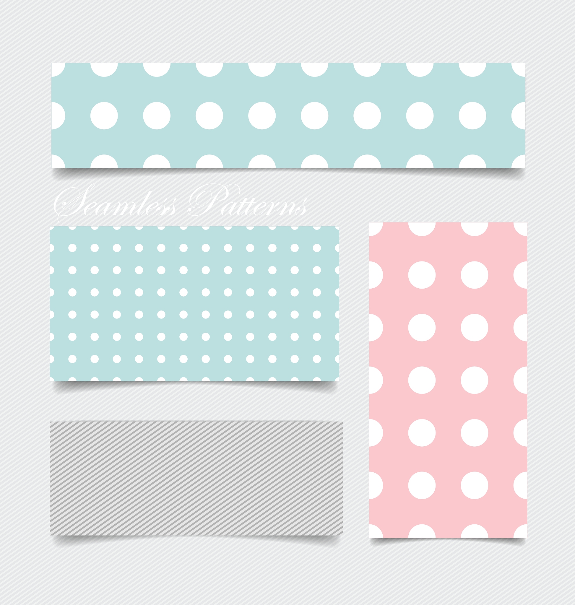 cute patterns and seamless backgrounds ideal for