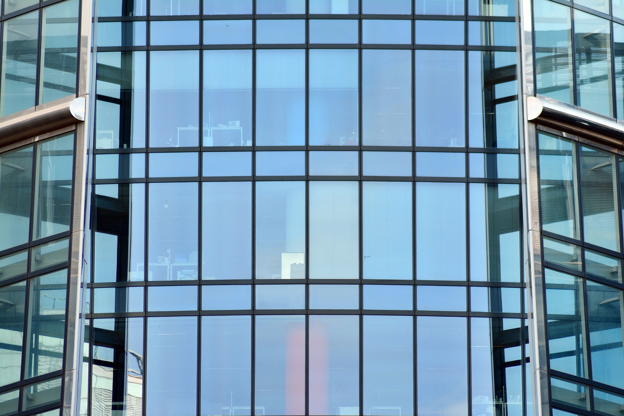 urban abstract background, detail of modern glass facade, office