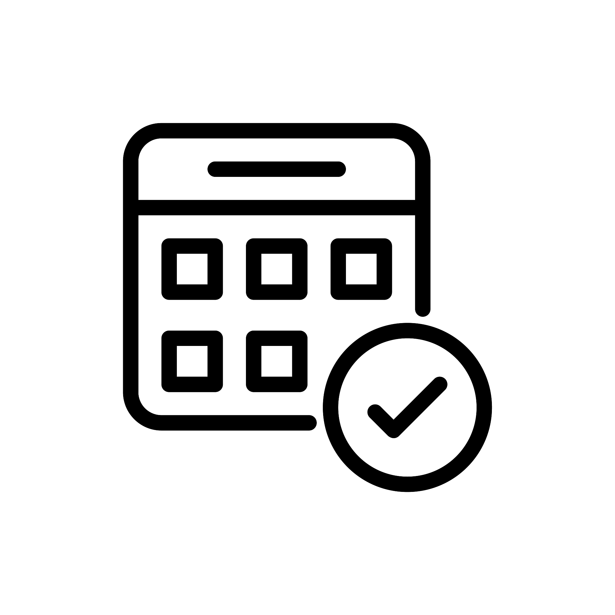 schedule vector icon outline illustration.