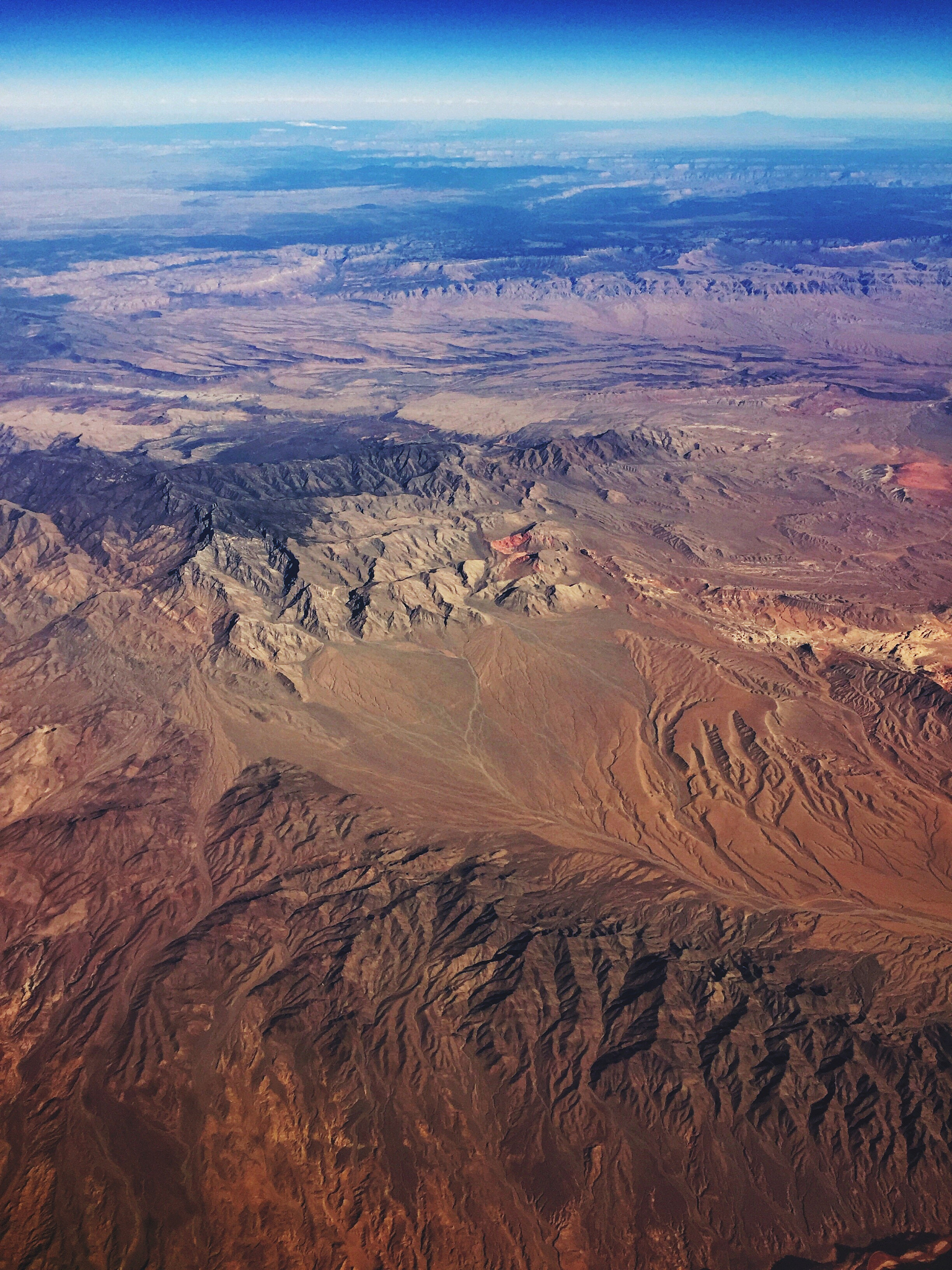 aerial view of mountains