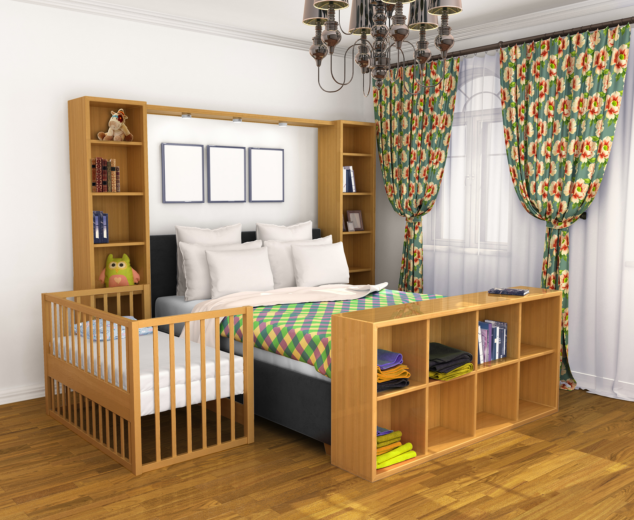 bedroom for the parents
