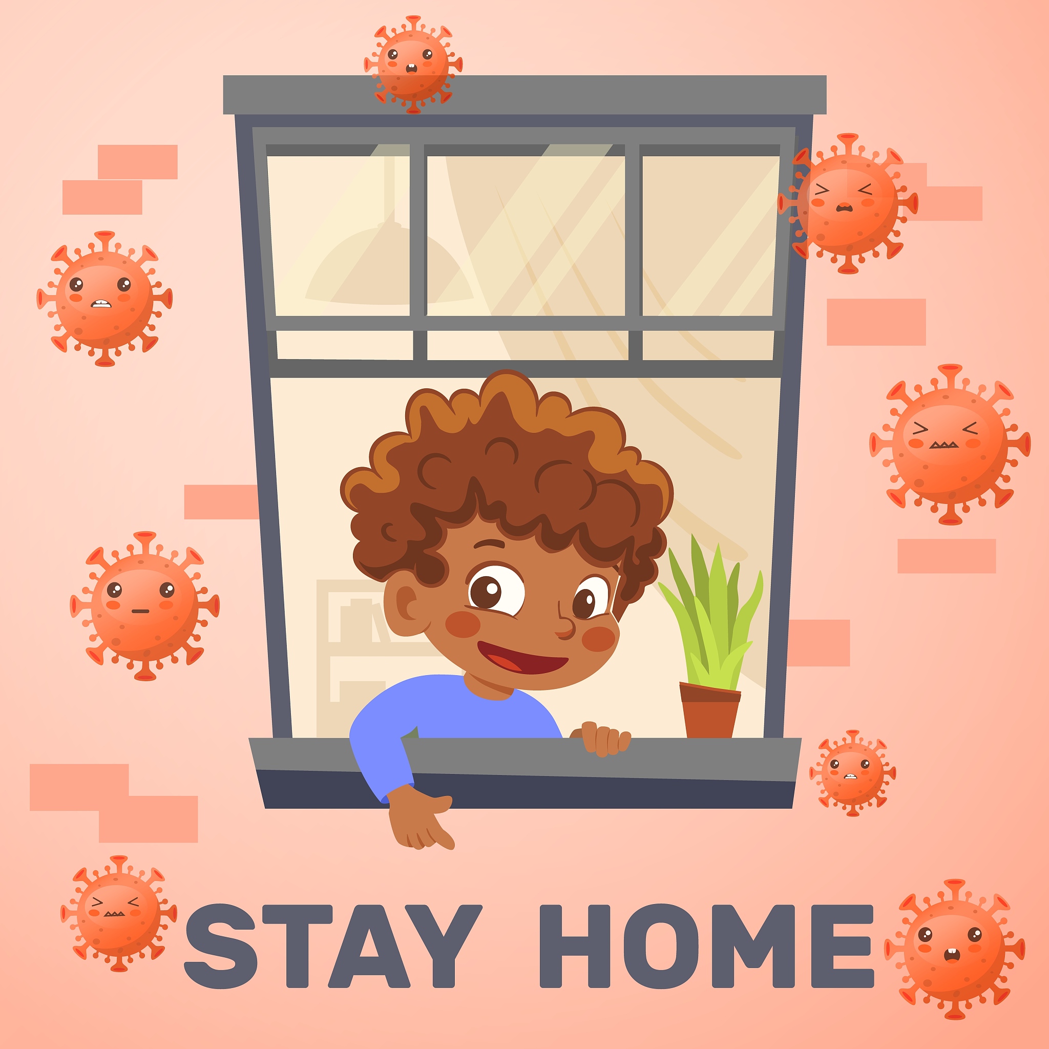 stay home during the coronavirus epidemic. coronavirus quarantin