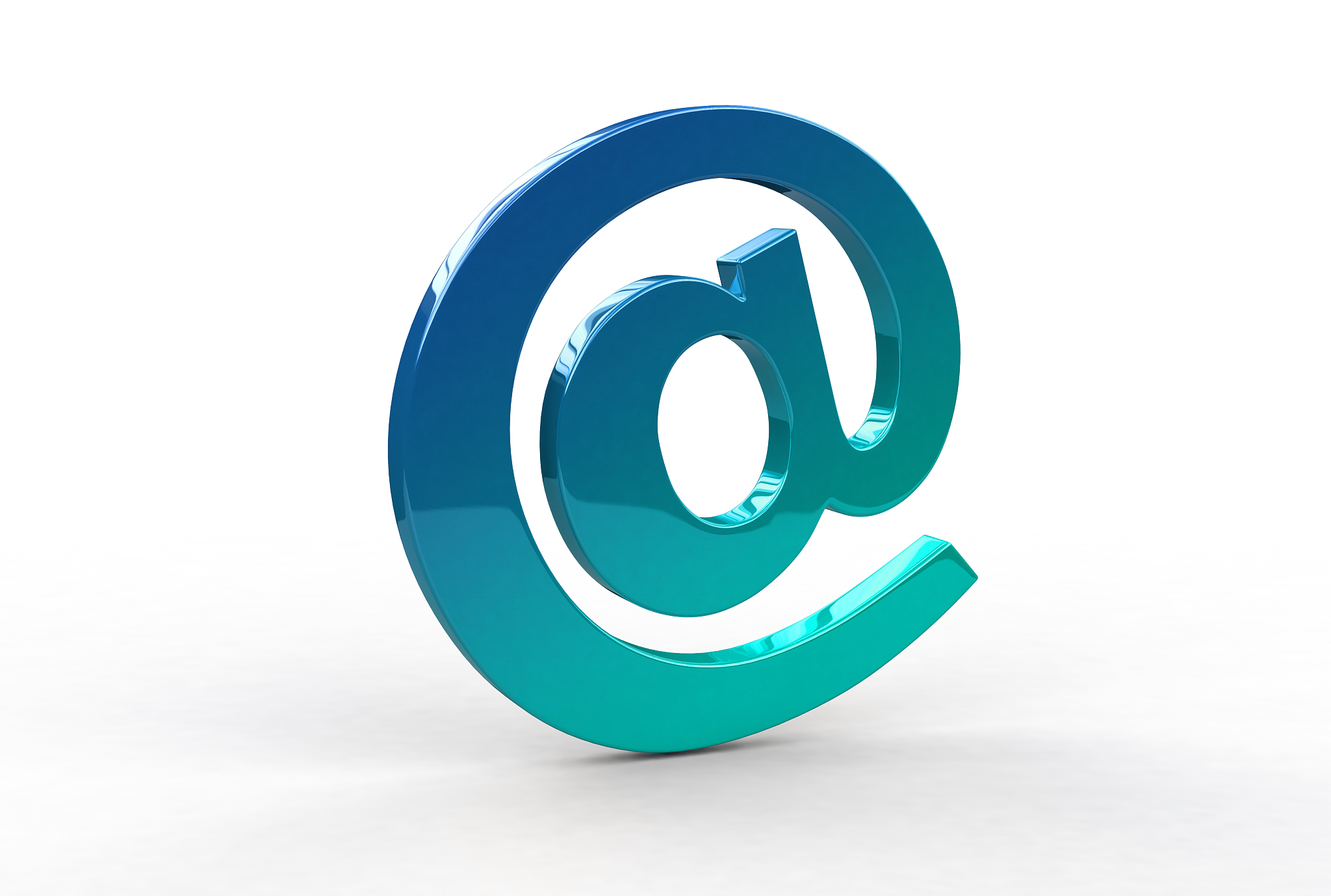blue at symbol