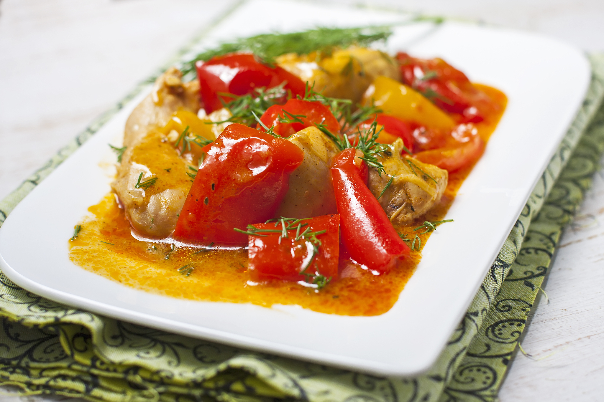 chicken paprikash