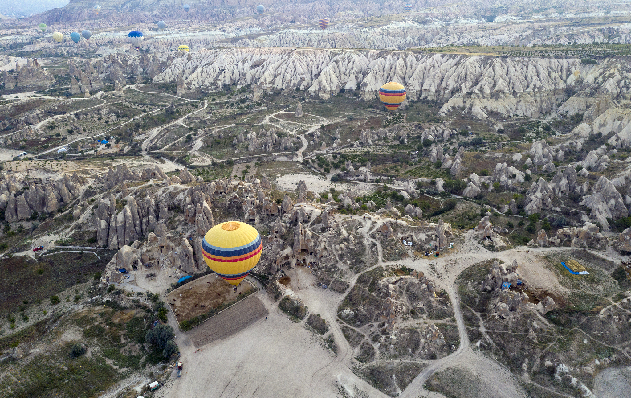 hot air balloons in cappadocia