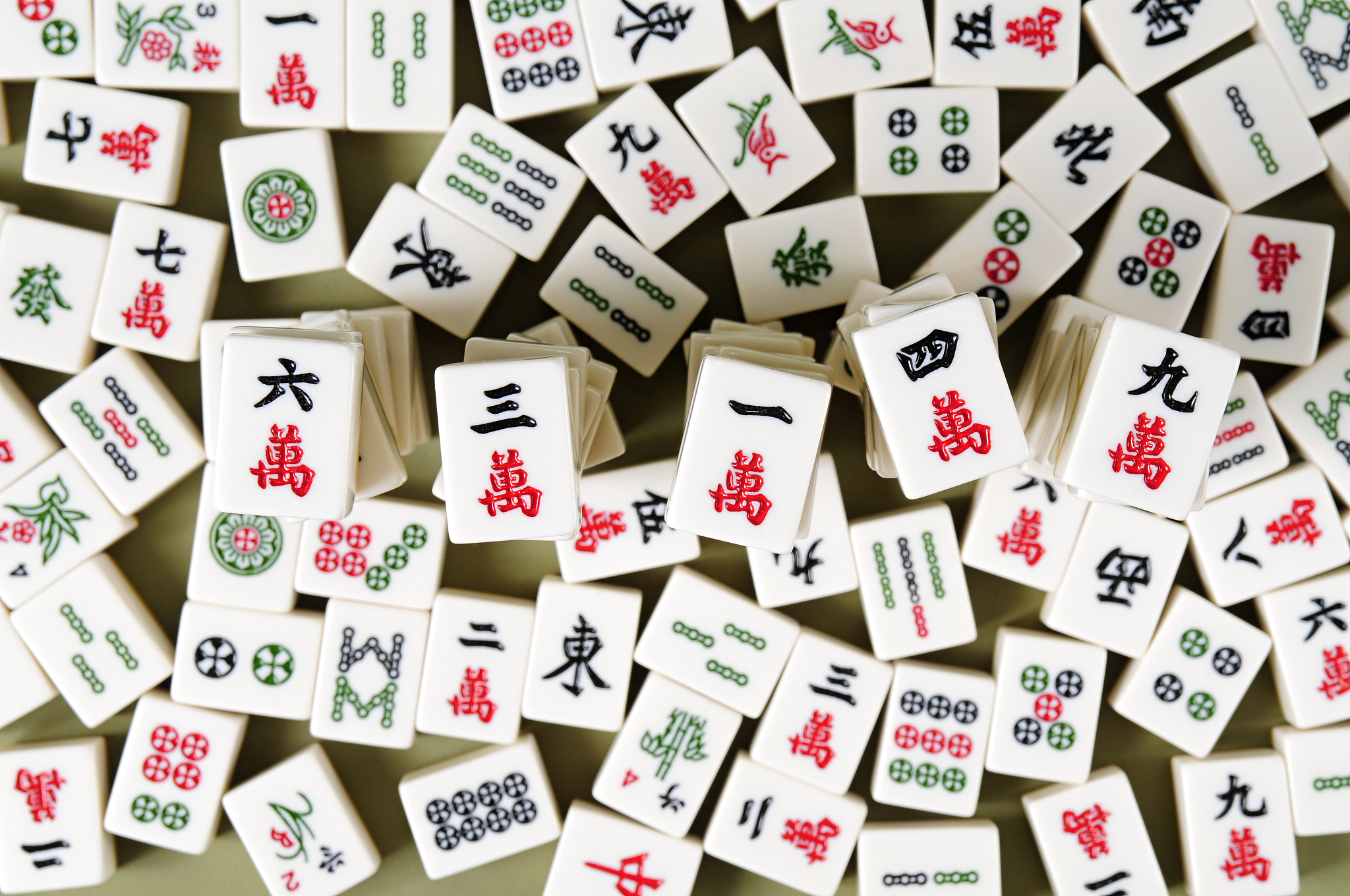 两幅麻将怎么打