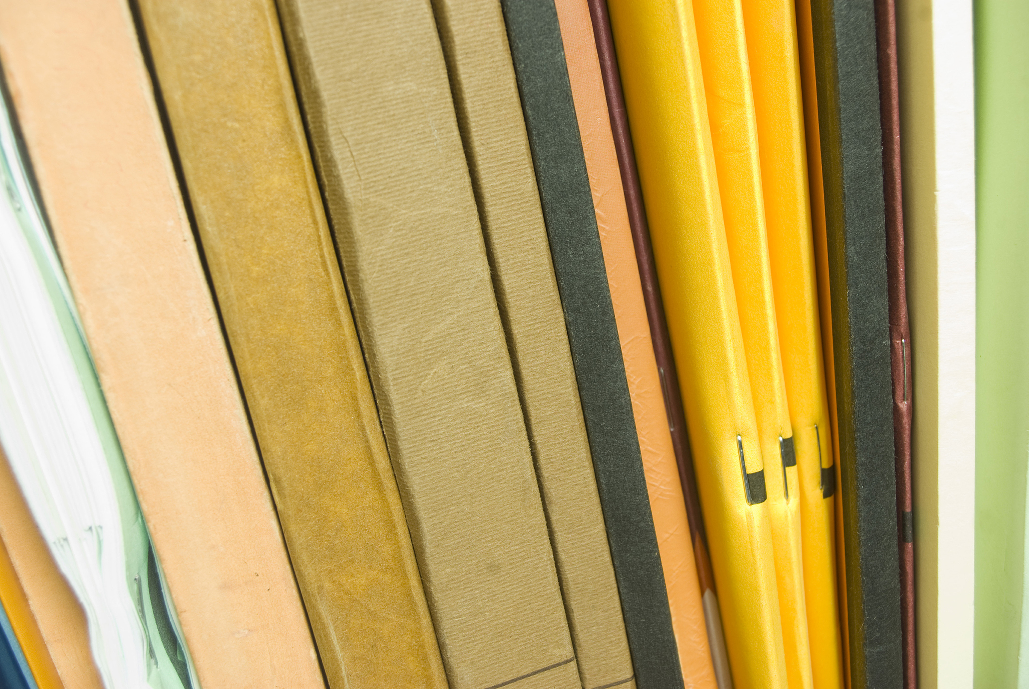books on shelf in library