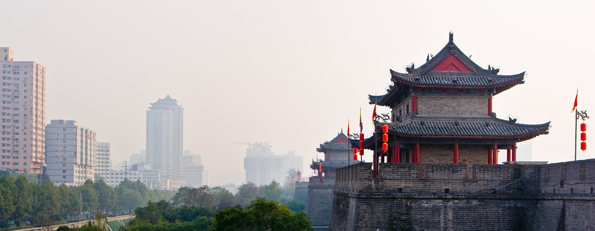 old and new xian