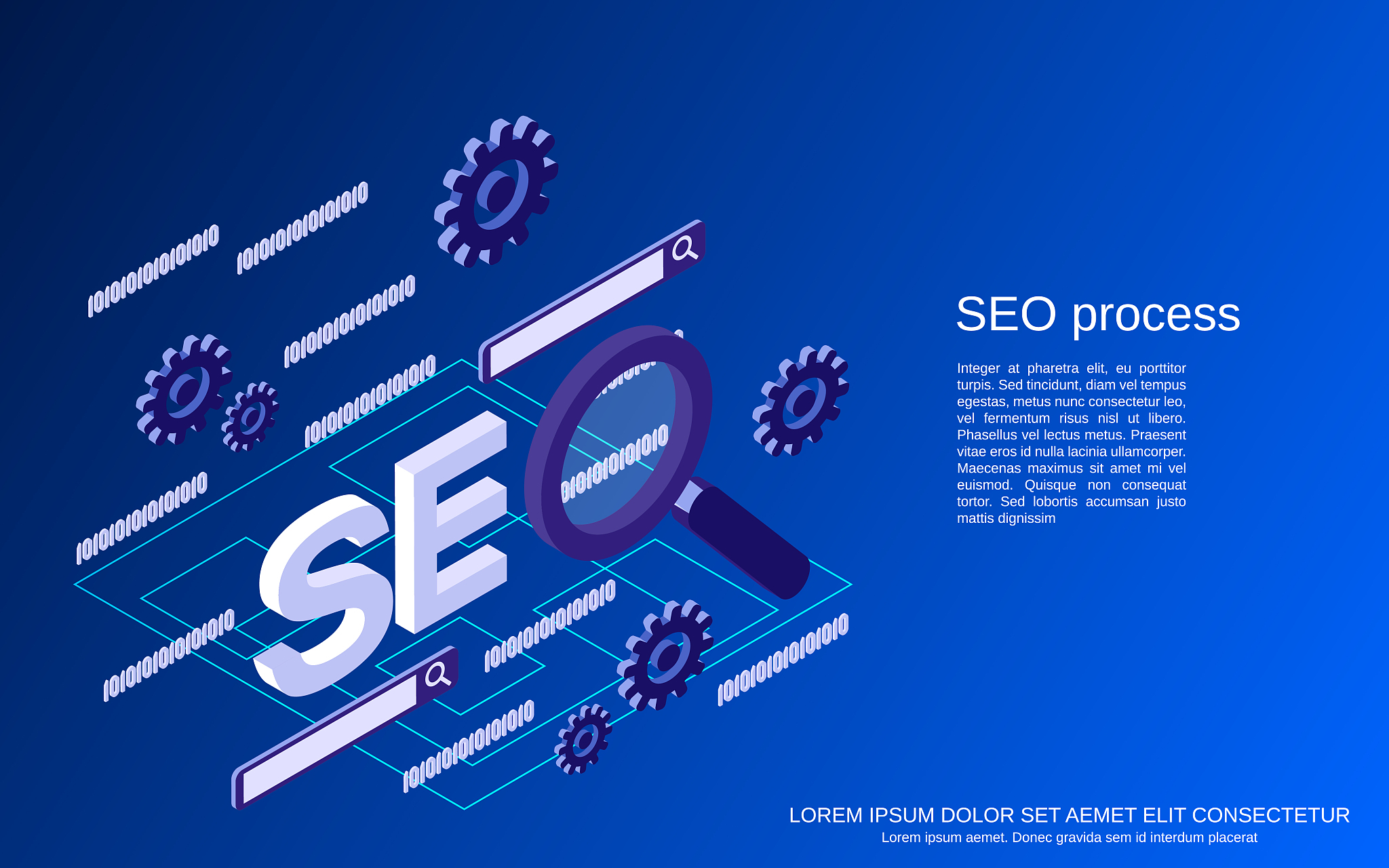 seo optimization vector concept