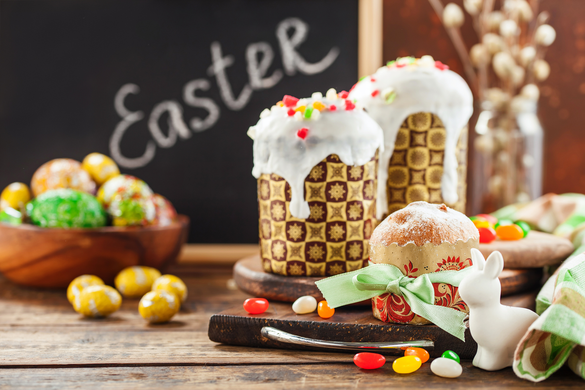 homemade easter cake
