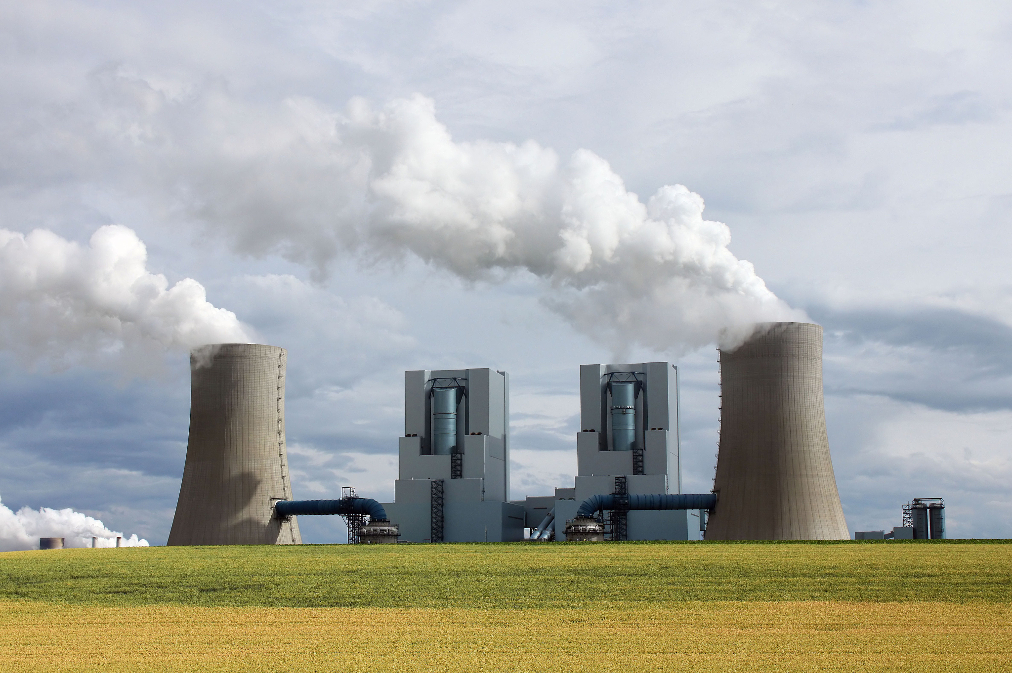 lignite-fired power station