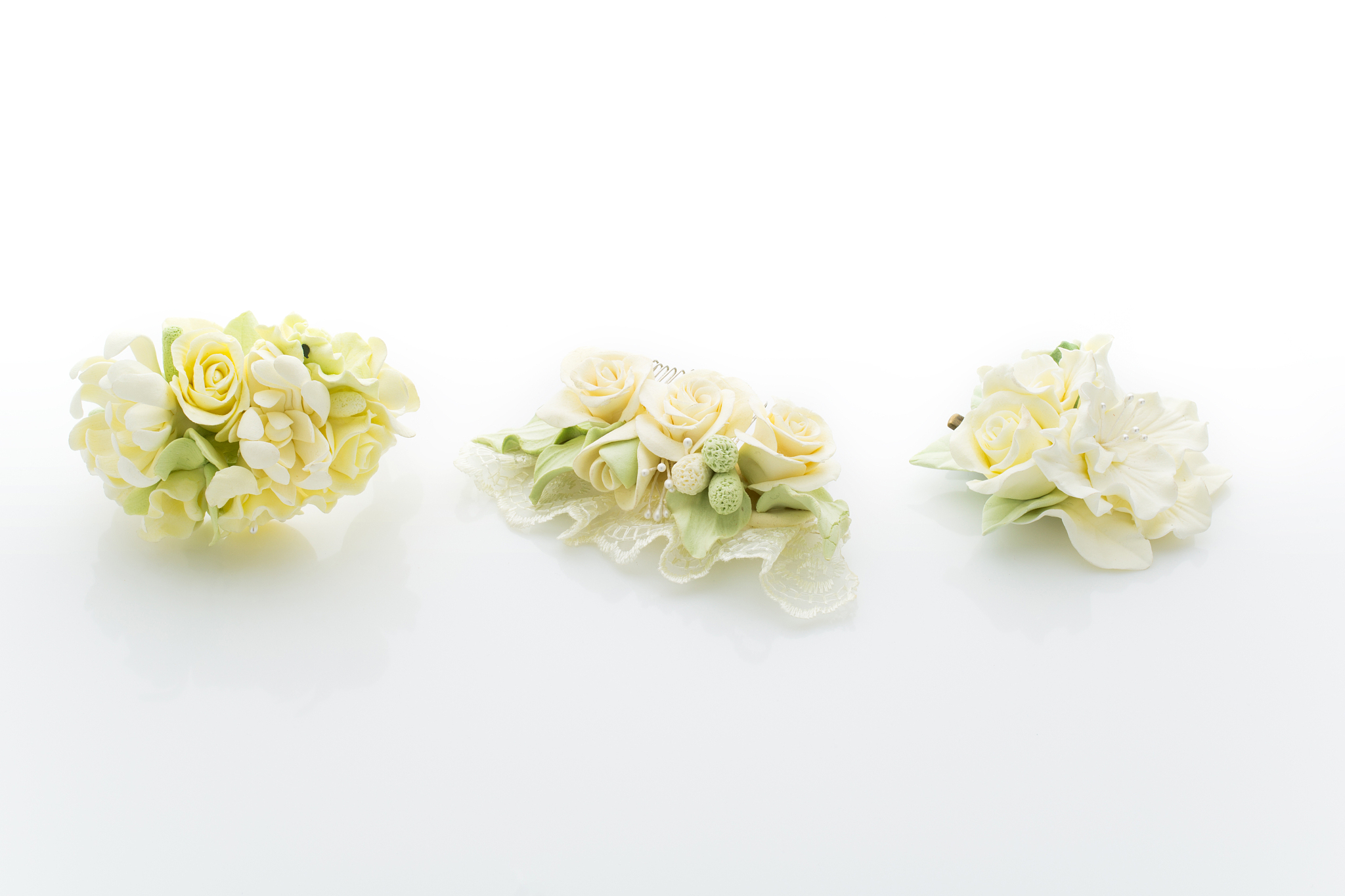 You are an excellent Amazon seller and now you need to correct and improve this version of the Amazon description Custom SKU 草稿文案如下：Featrues CREATIVE WEDDING BOUQUETS The main flowers of the brides bo