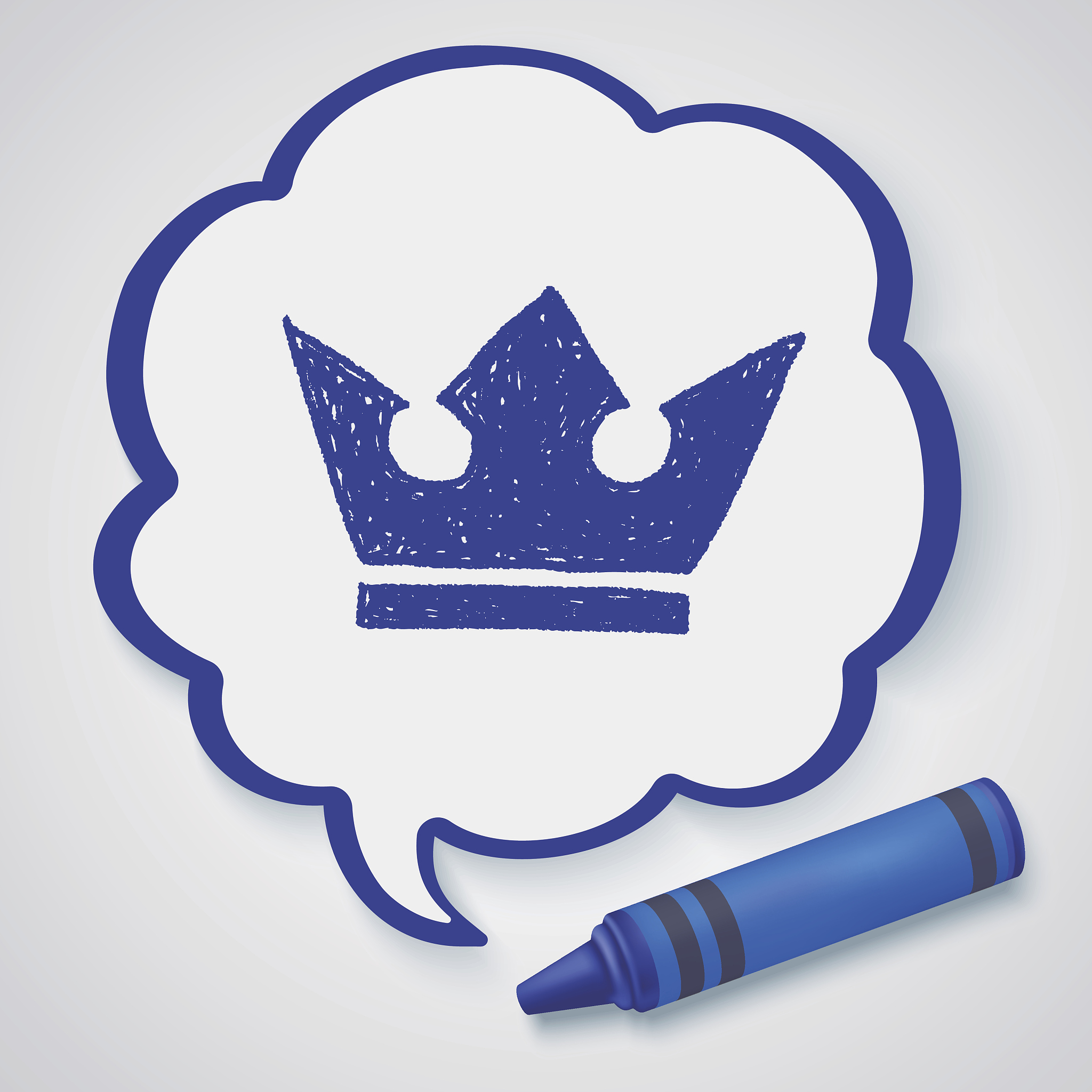 doodle king crown