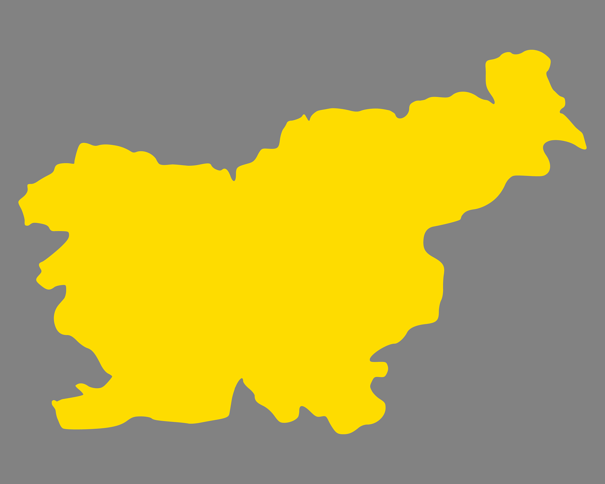 map of slovenia