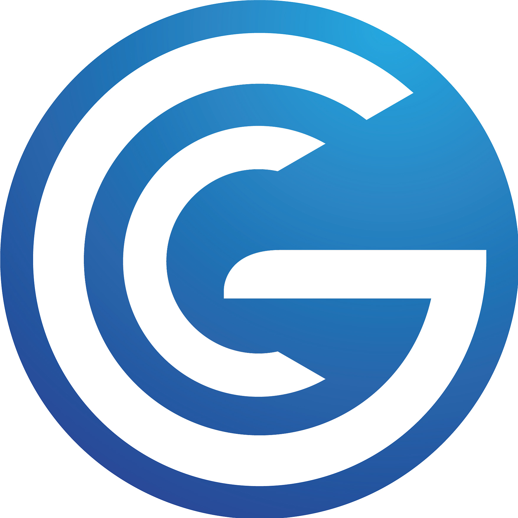 c letter logo template icon design