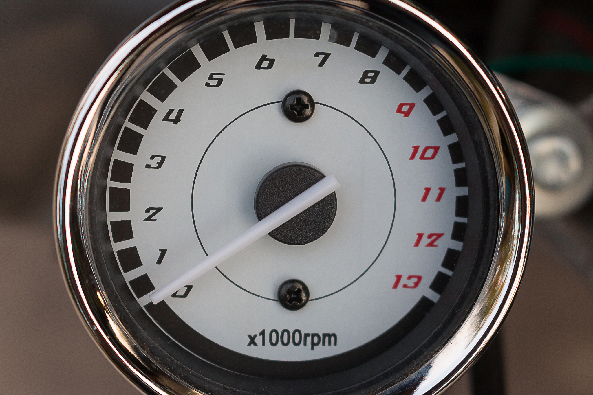 close up of tachemeter ,rpm