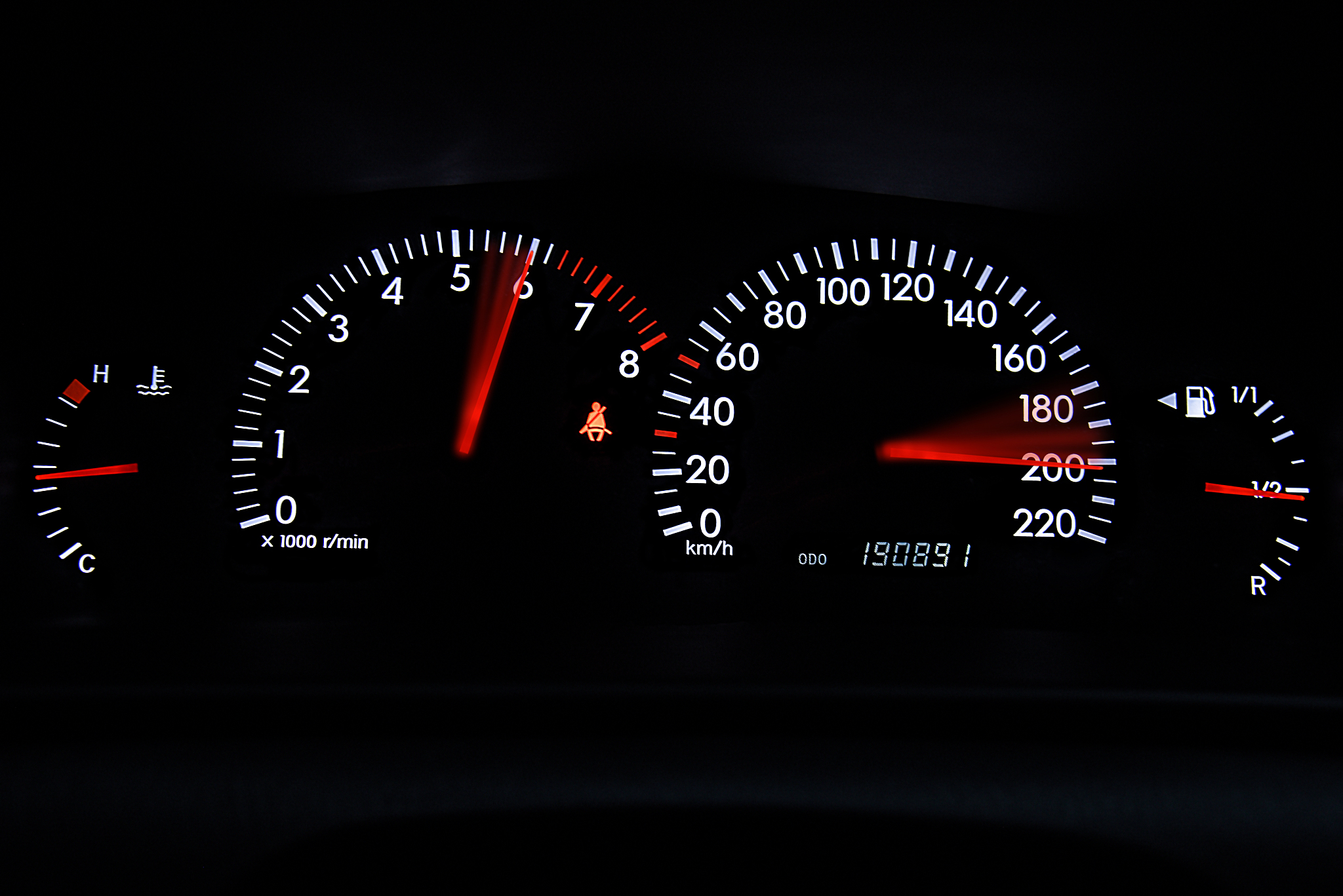 dashboard auto speedometer