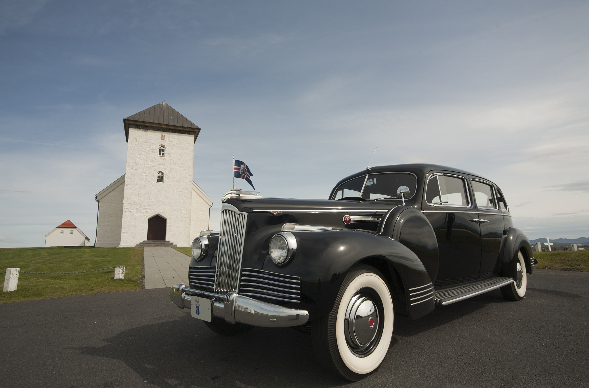 old black luxury car "packard long body sedan"