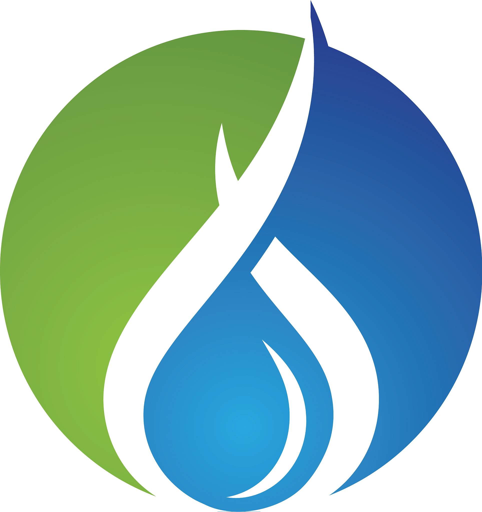 water drop logo template