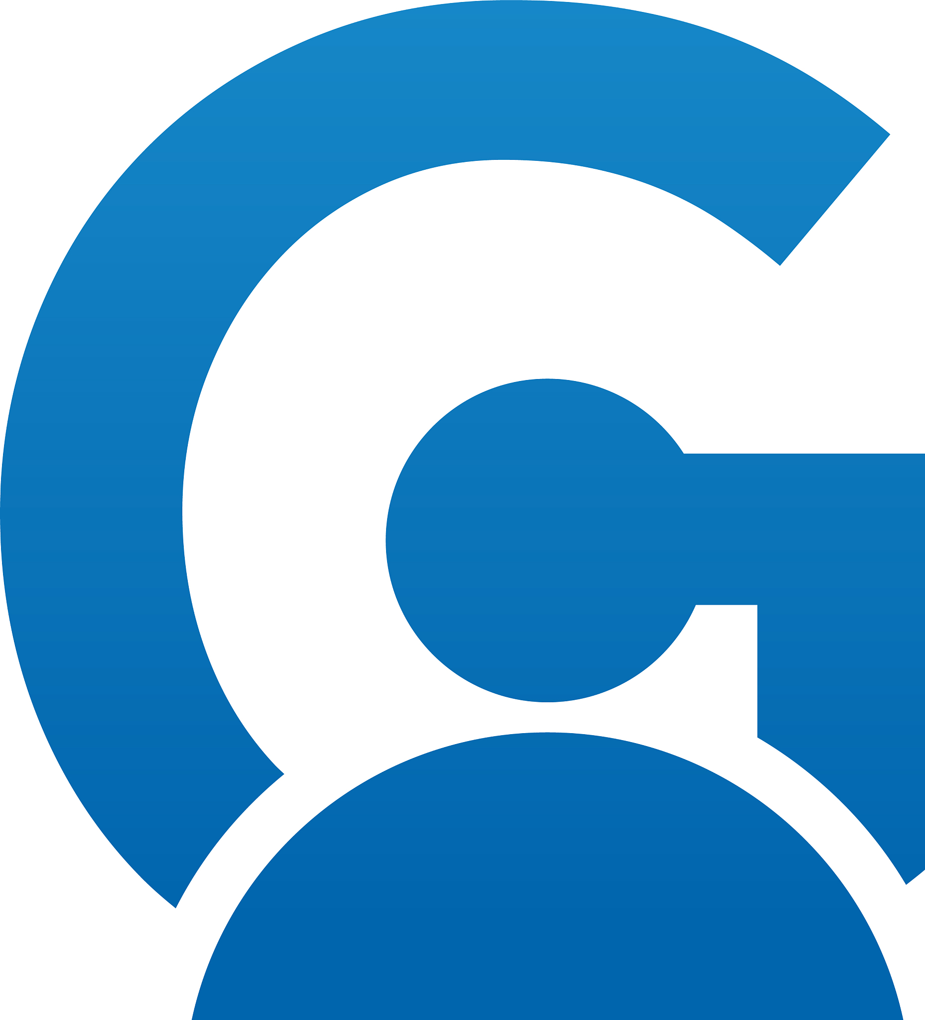 people initial g logo template