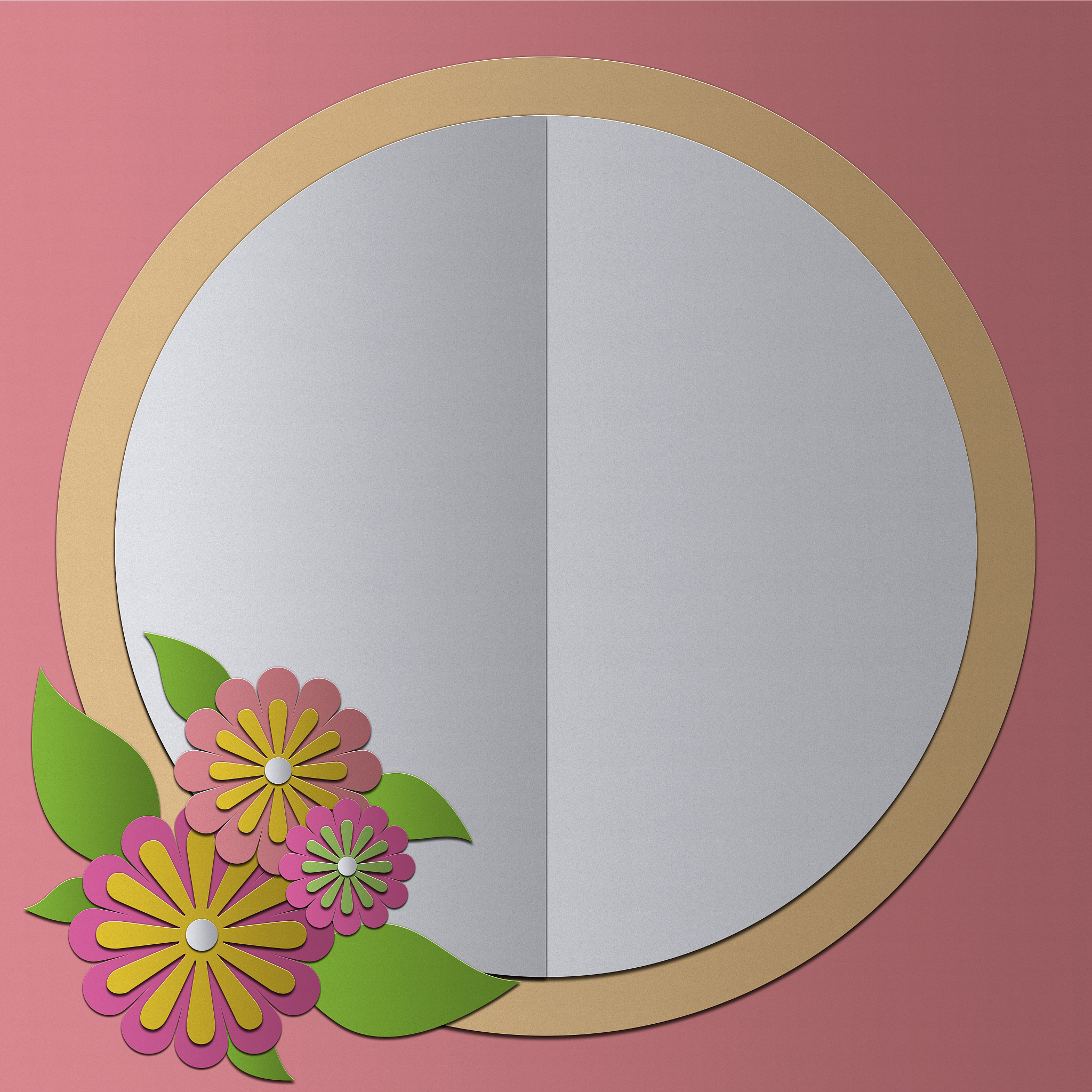 blank greeting card papercraft vintage style