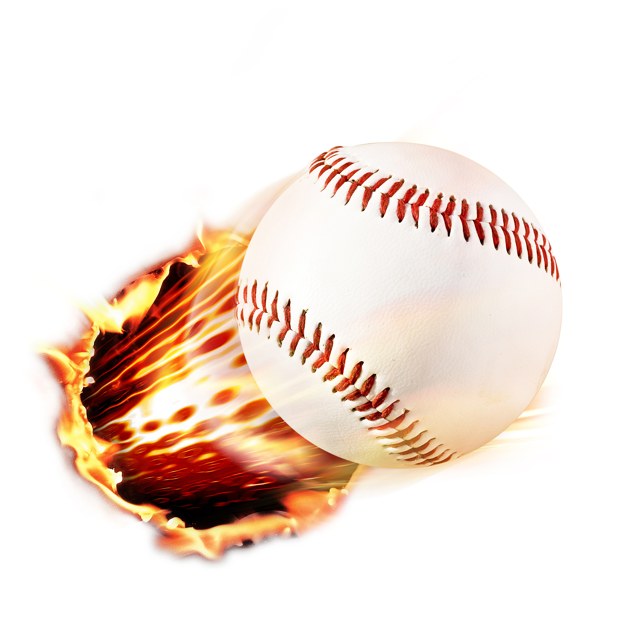 baseball flames