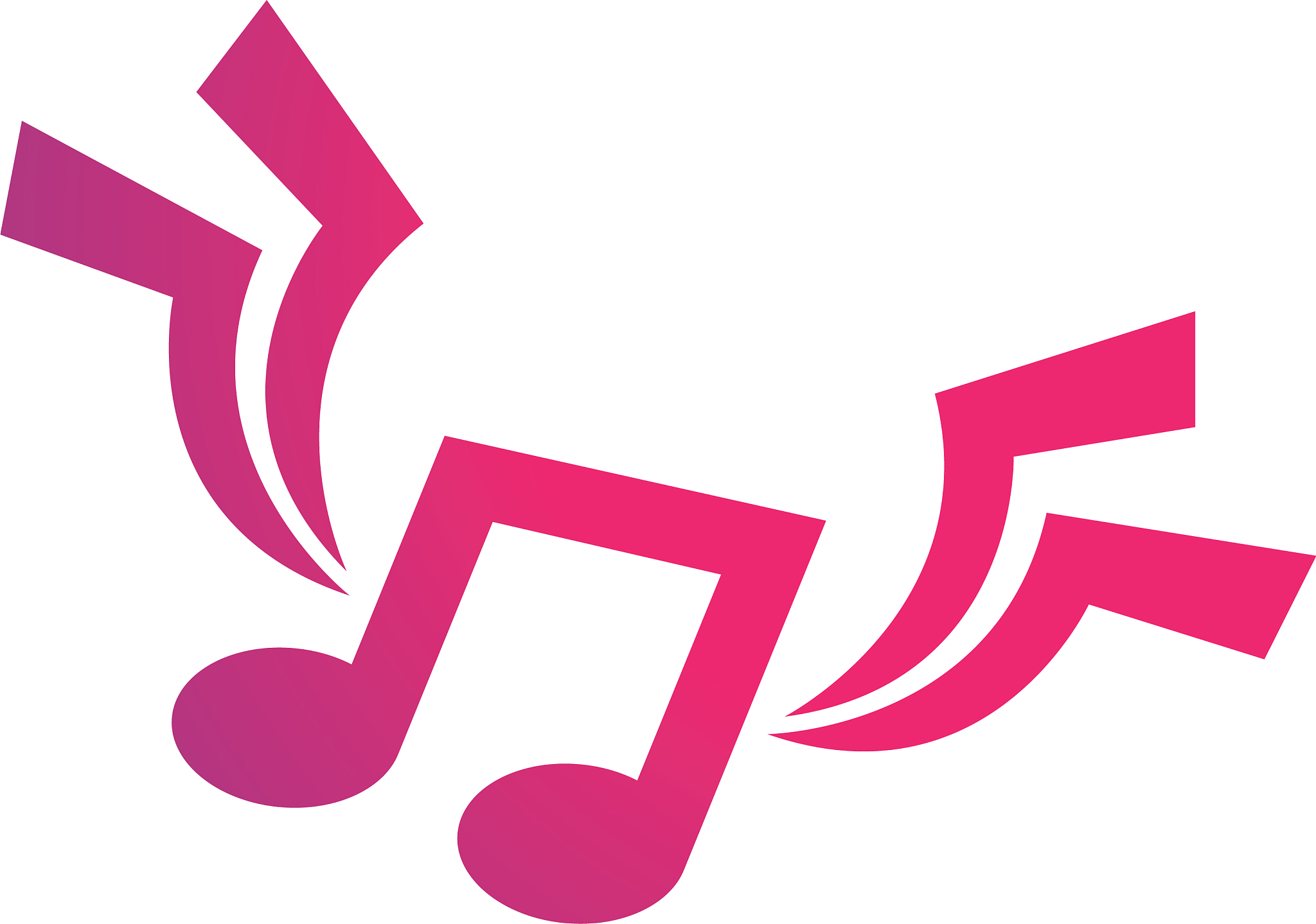 m<strong>u</strong>sic note logo