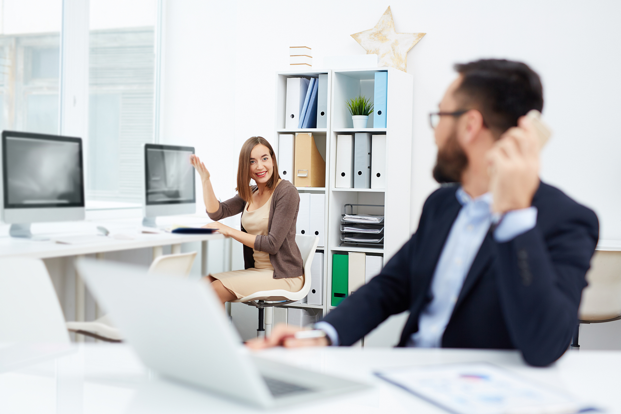 businesswoman at workplace