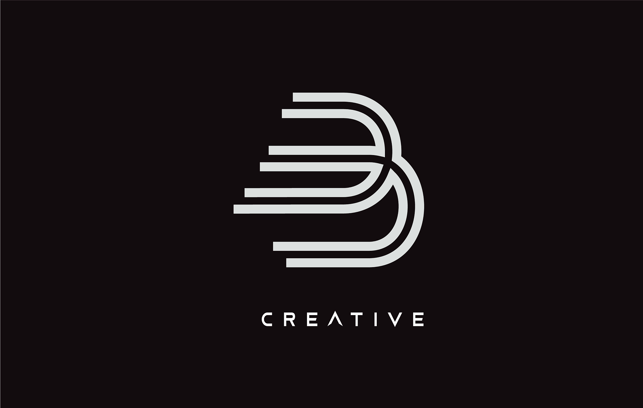 b letter design logo with creative modern trendy