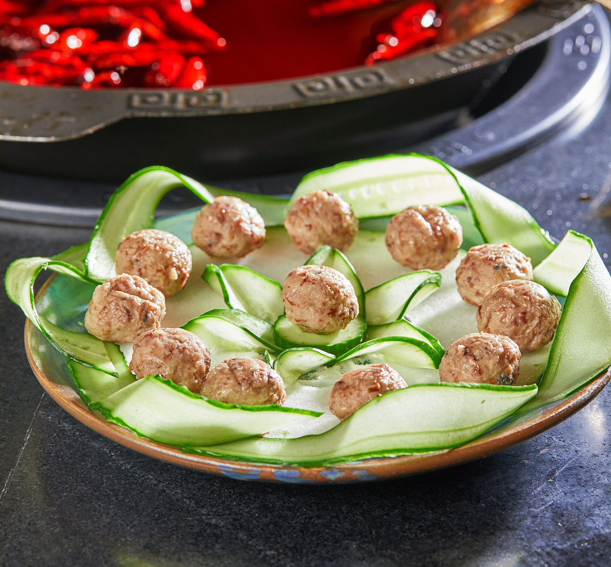 香菜羊肉丸子：简单易做，鲜香美味！