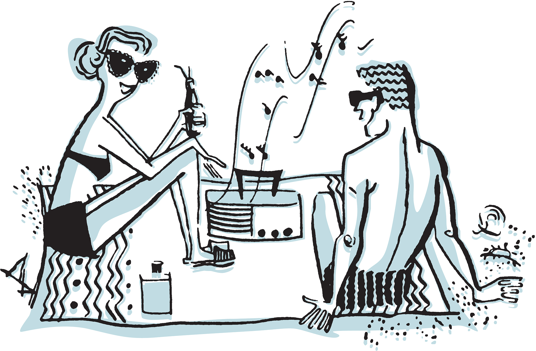 couple at beach